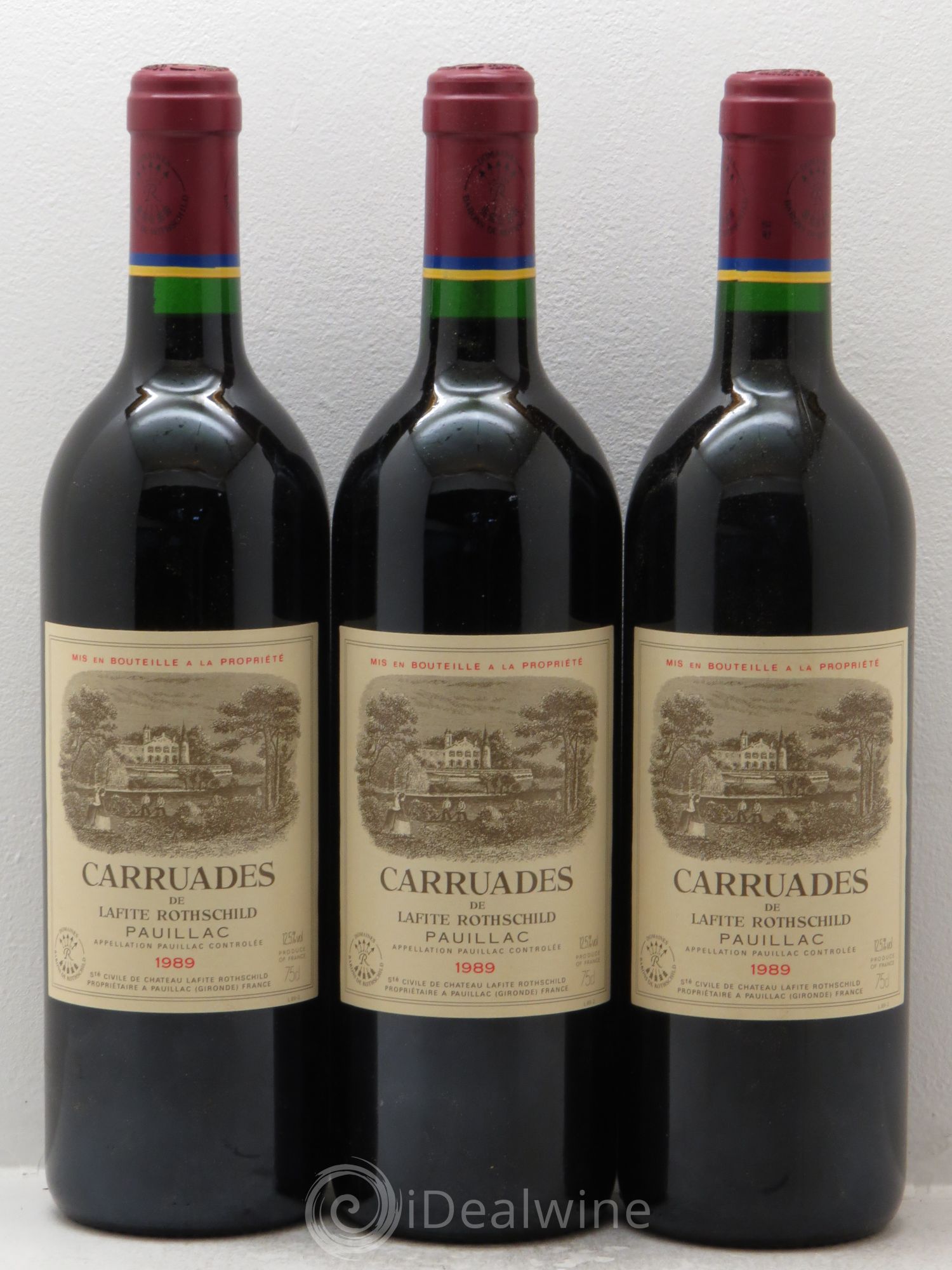 Carruades de Lafite Rothschild Second Vin 1989 - Lot de 12 bouteilles - 4
