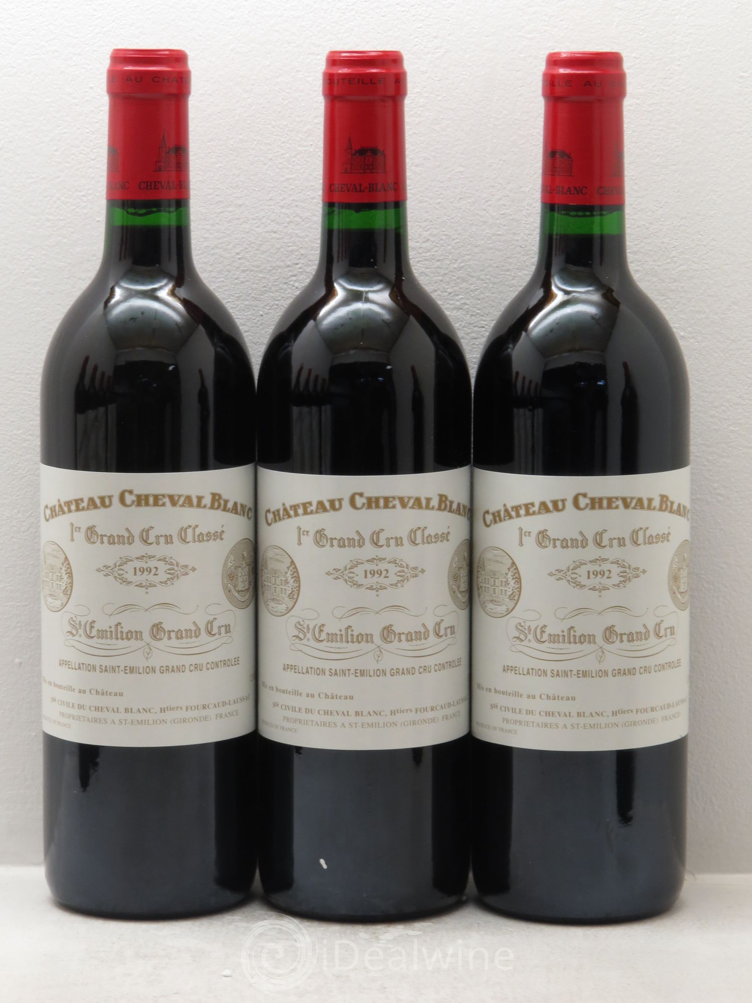 Château Cheval Blanc 1er Grand Cru Classé A 1992 - Lot de 12 bouteilles - 2