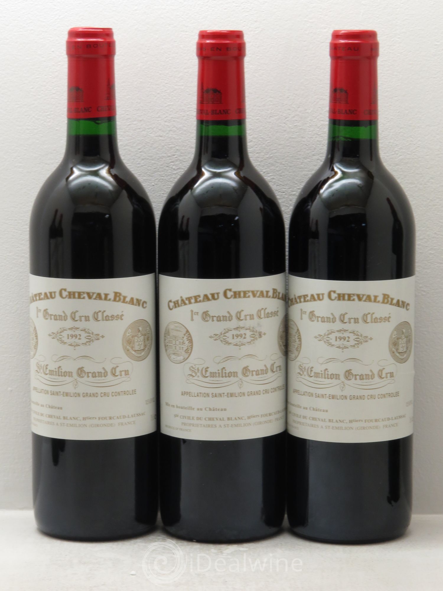 Château Cheval Blanc 1er Grand Cru Classé A 1992 - Lot de 12 bouteilles - 3