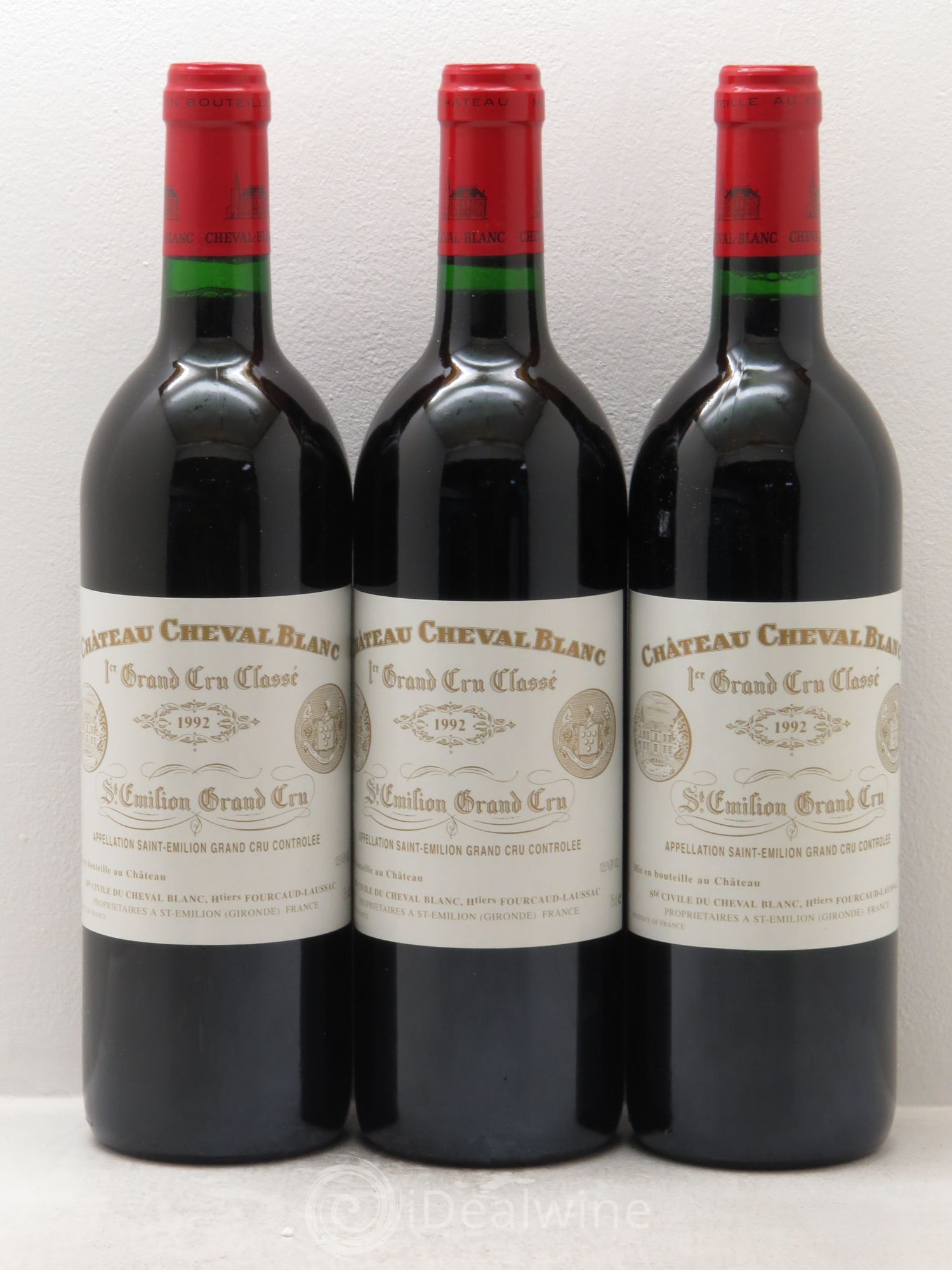 Château Cheval Blanc 1er Grand Cru Classé A 1992 - Lot de 12 bouteilles - 4