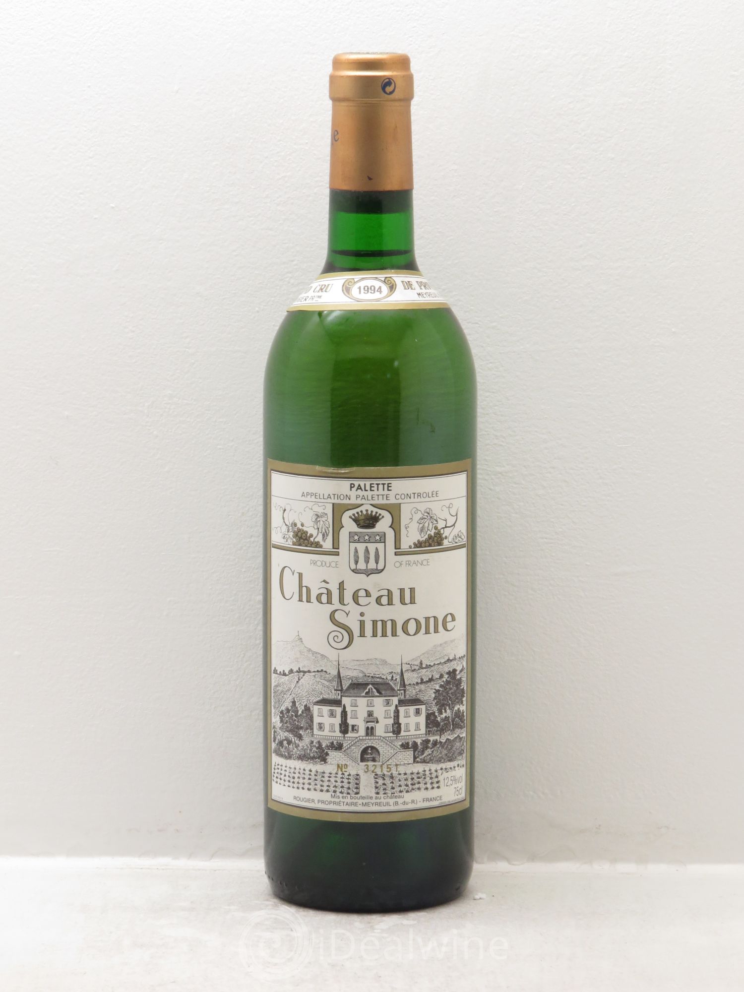 Palette Château Simone Famille Rougier 1994 - Lot de 1 bouteille - 0