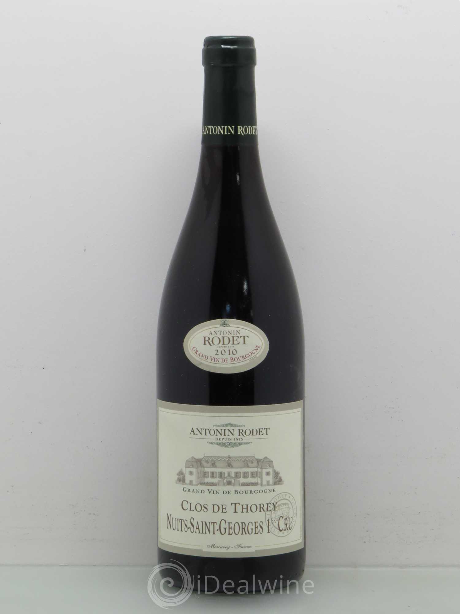 Nuits-Saint-Georges 1er Cru Clos De Thorey Antonin Rodet 2010 - Lotto di 1 bottiglia - 0