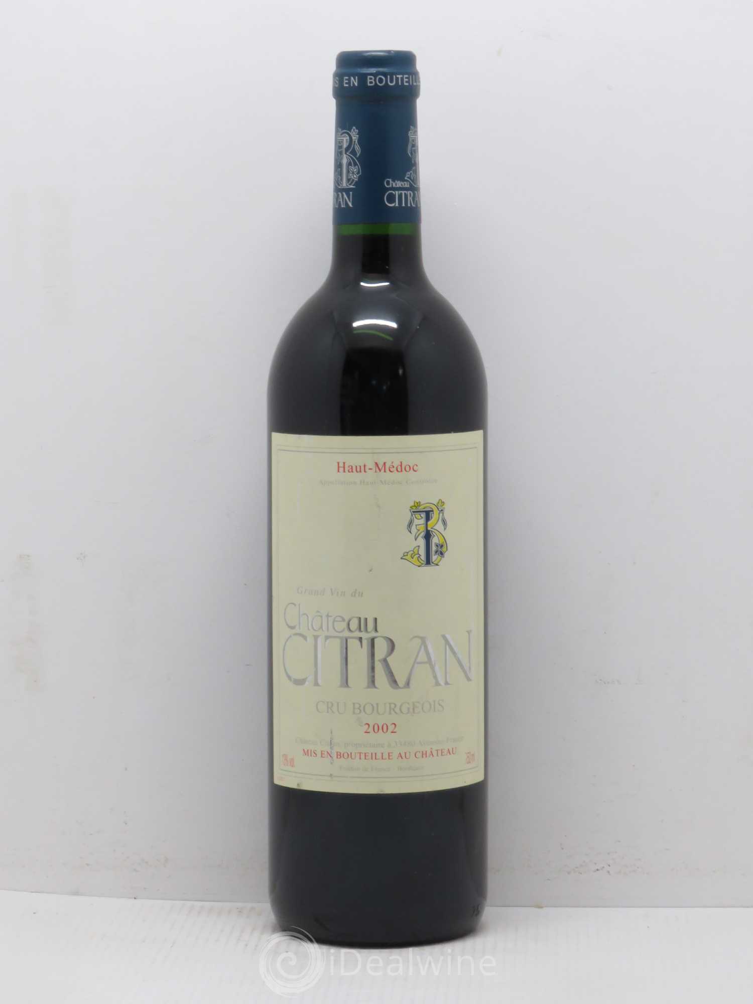 Château Citran Cru Bourgeois 2002 - Lot de 1 bouteille - 0
