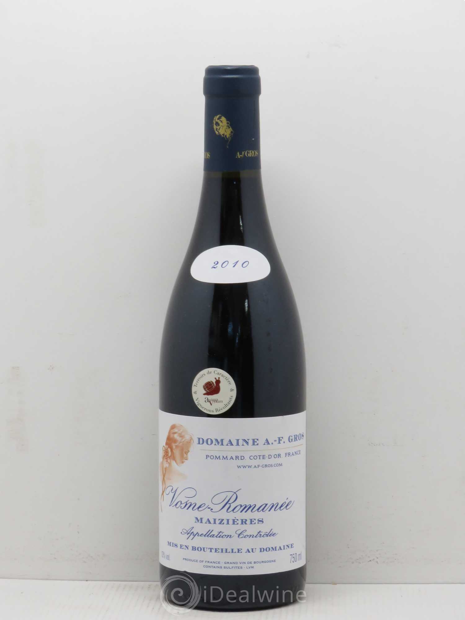 Vosne-Romanée Maizières A.-F. Gros 2010 - Lot de 1 bouteille - 0