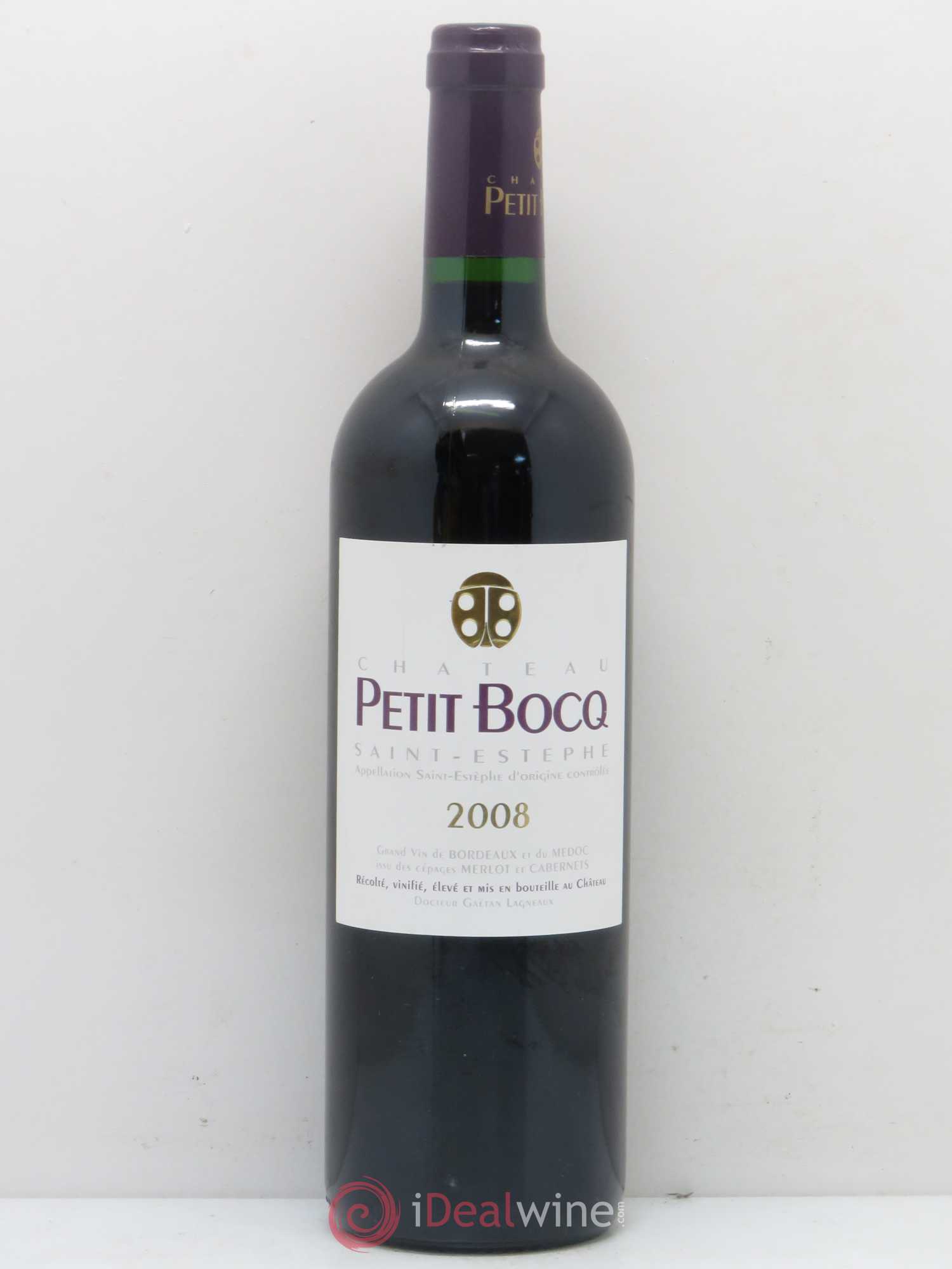 Château Petit Bocq Cru Bourgeois 2008 - Lot de 1 bouteille - 0