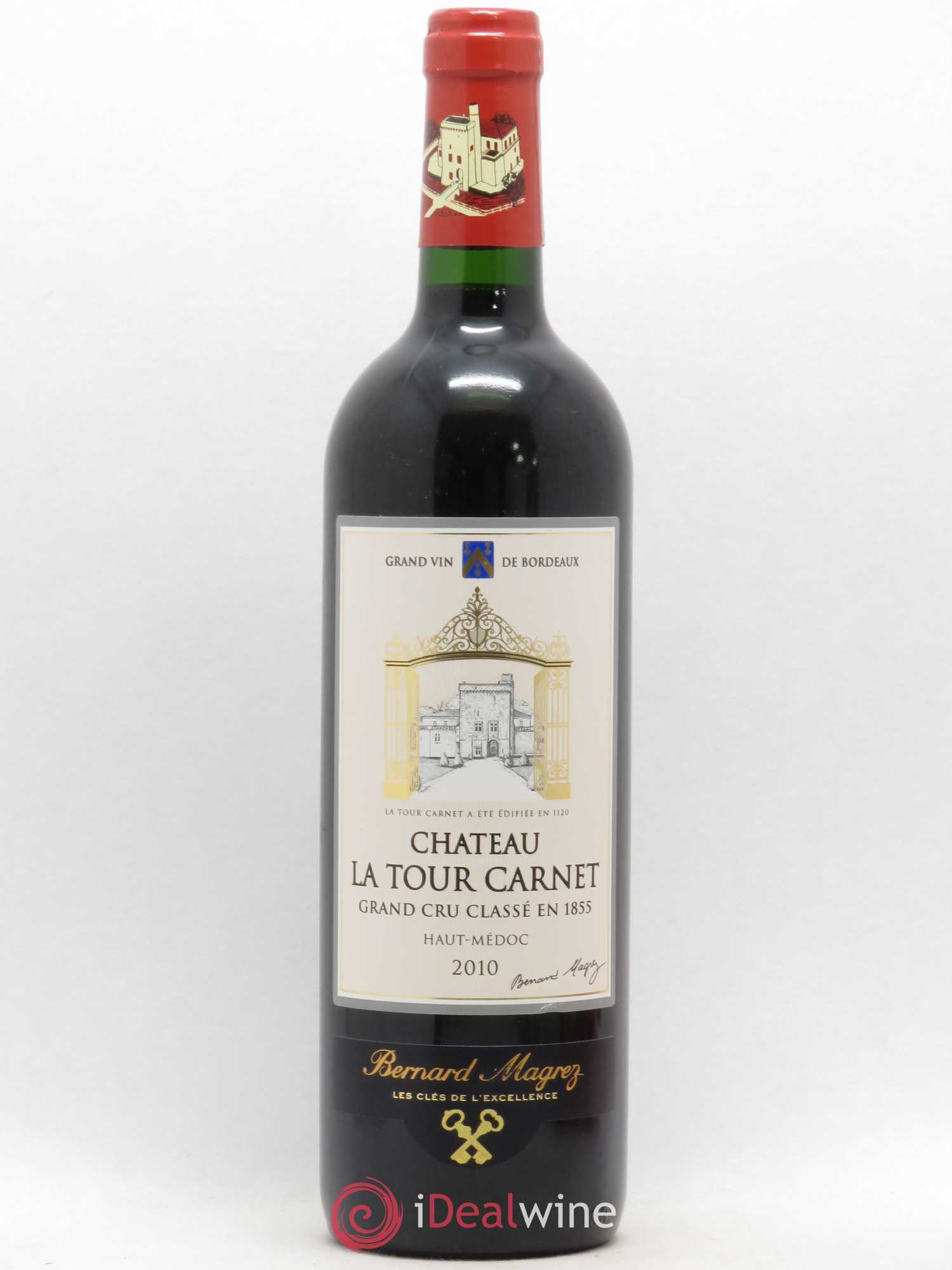 Château la Tour Carnet 4ème Grand Cru Classé 2010 - Lot de 1 bouteille - 0