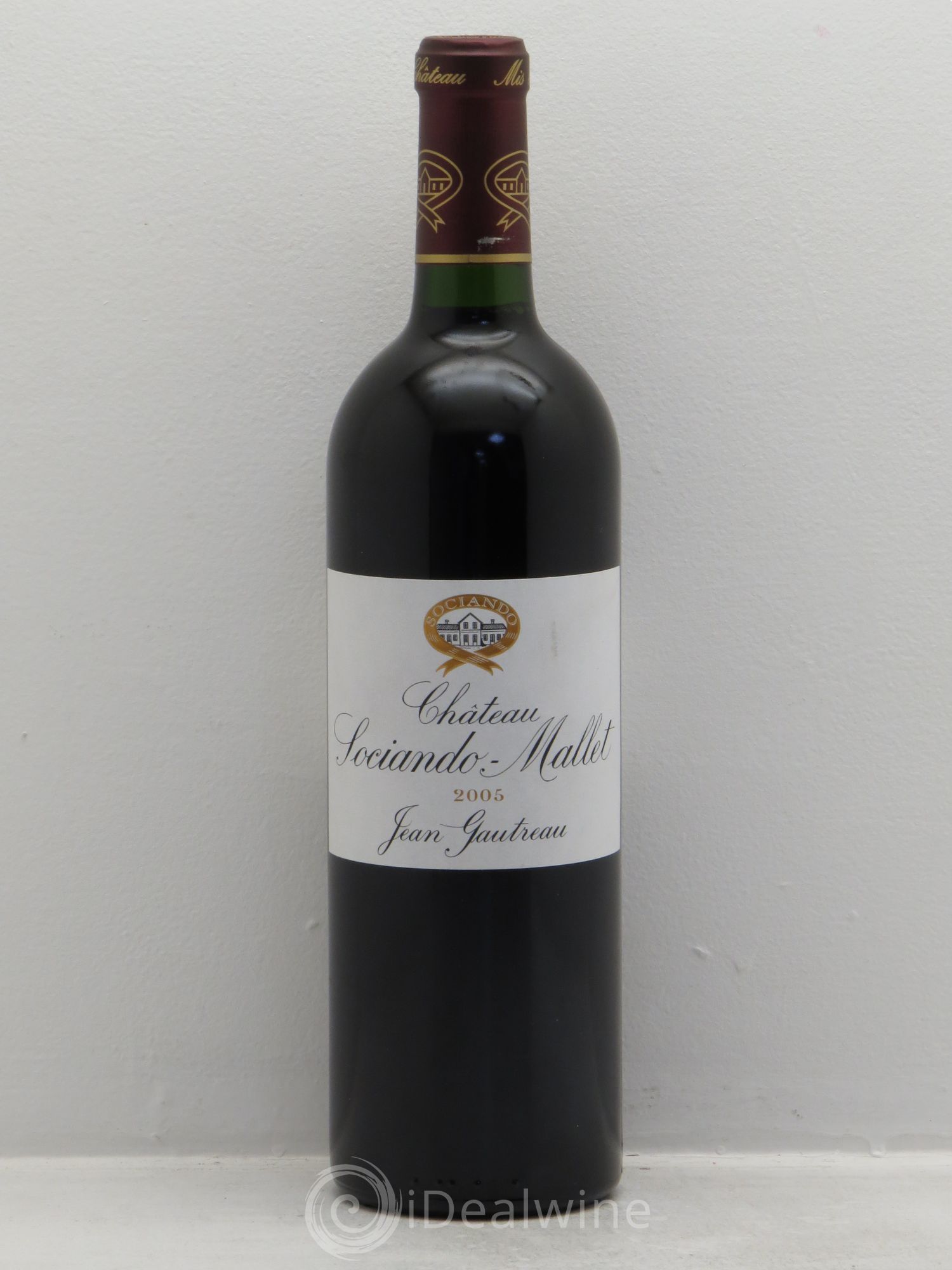 Château Sociando Mallet 2005 - Lot de 1 bouteille - 0