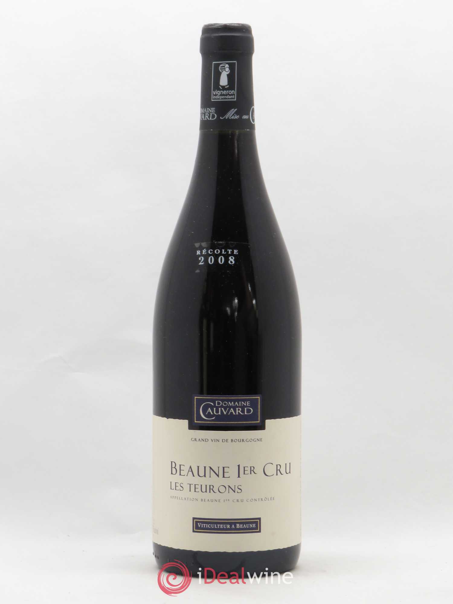 Beaune 1er Cru Les Teurons Cauvard 2008 - Posten von 1 Flasche - 0