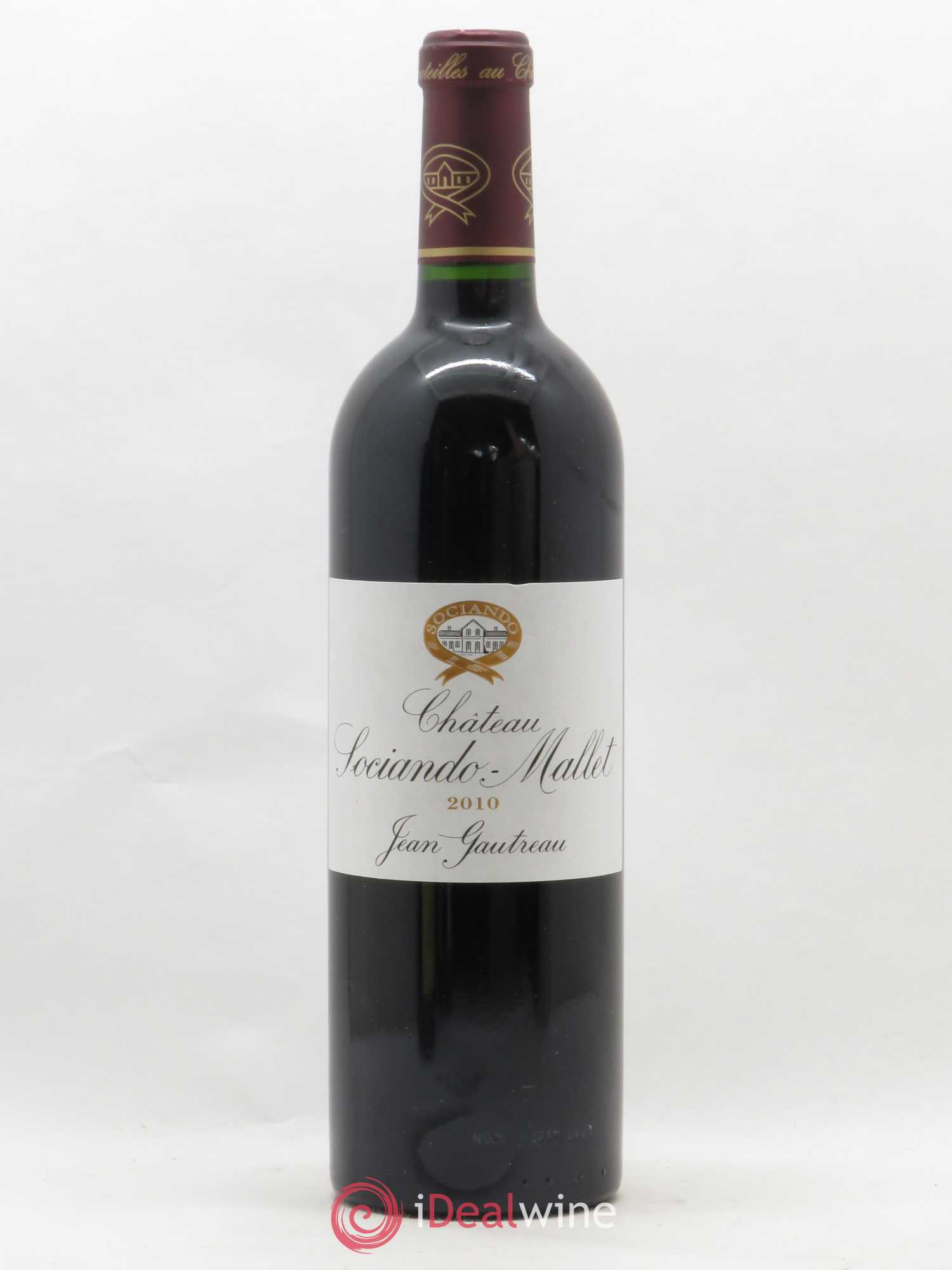 Château Sociando Mallet 2010 - Lot de 1 bouteille - 0