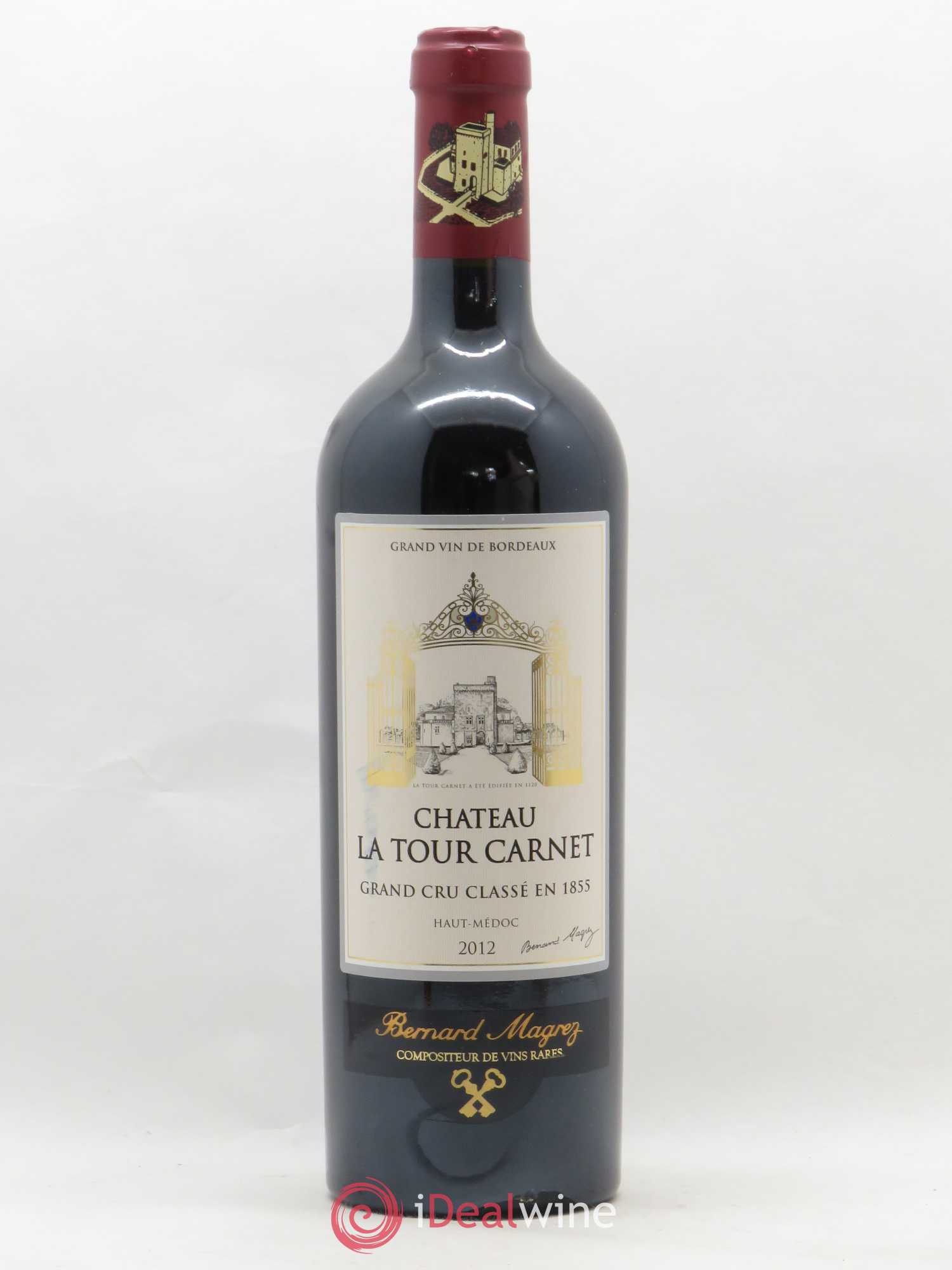 Château la Tour Carnet 4ème Grand Cru Classé 2012 - Lot de 1 bouteille - 0