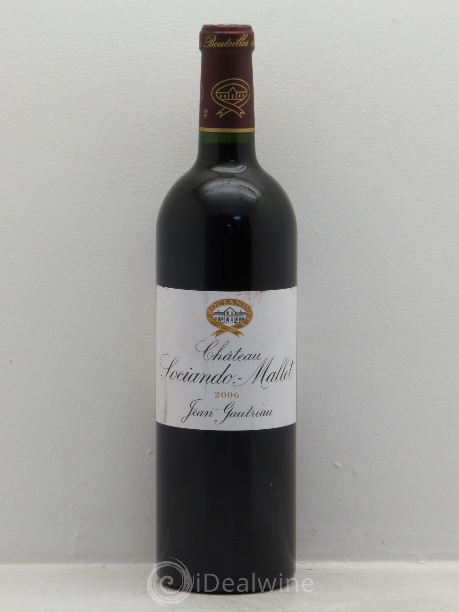 Château Sociando Mallet 2006 - Lot de 1 bouteille - 0
