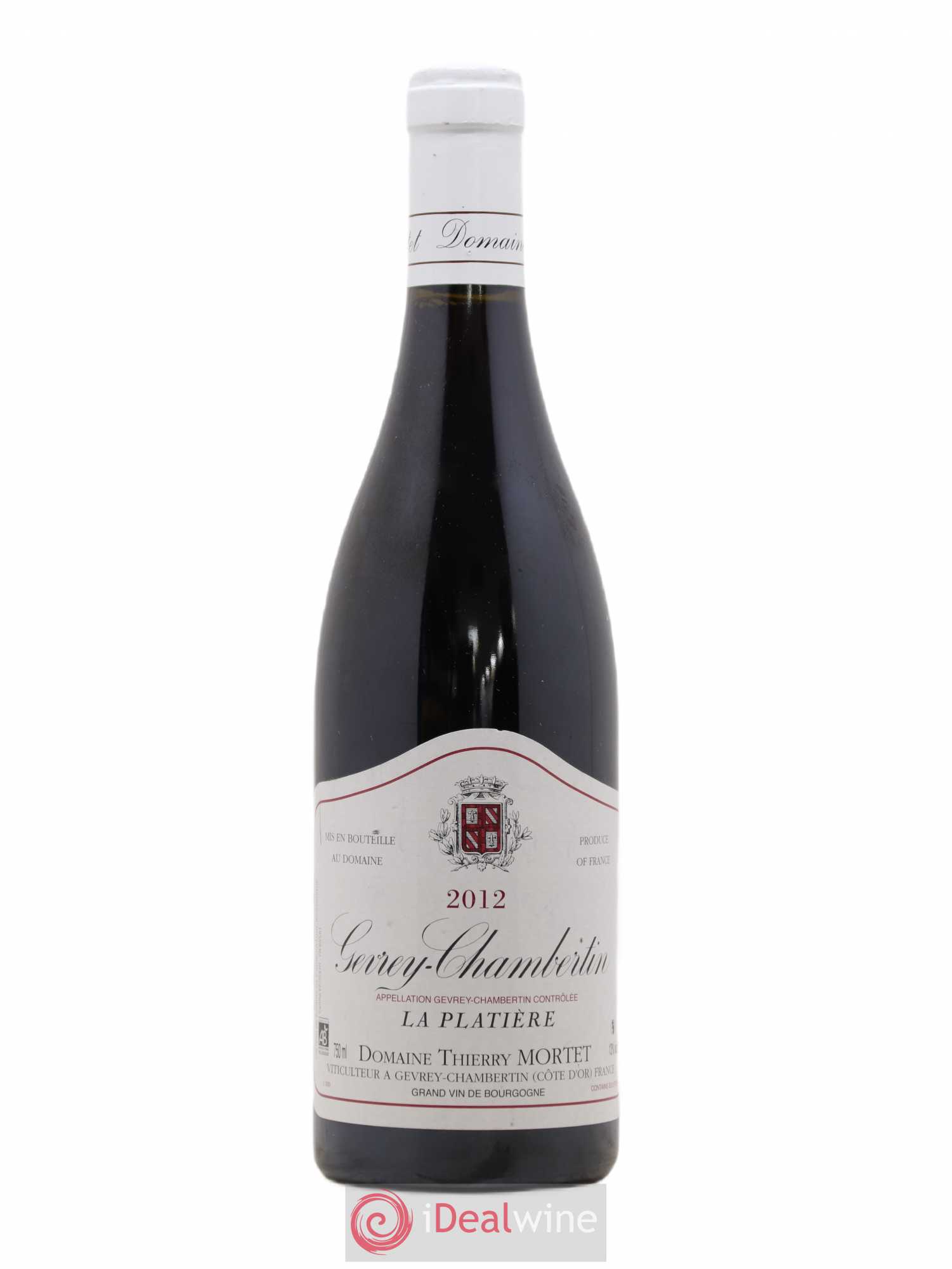 Gevrey-Chambertin La Platière Thierry Mortet 2012 - Posten von 1 Flasche - 0