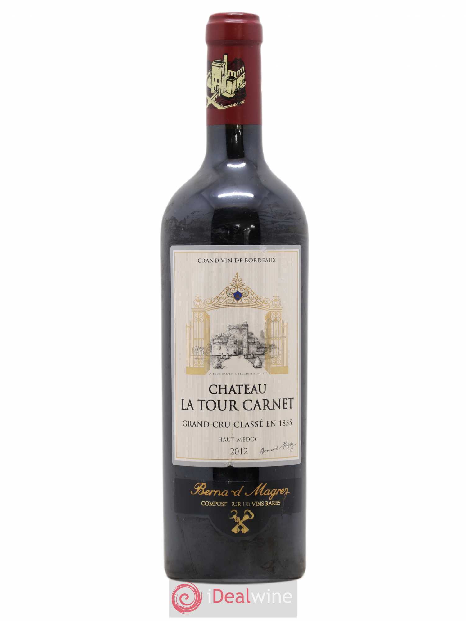 Château la Tour Carnet 4ème Grand Cru Classé 2012 - Lot de 1 bouteille - 0