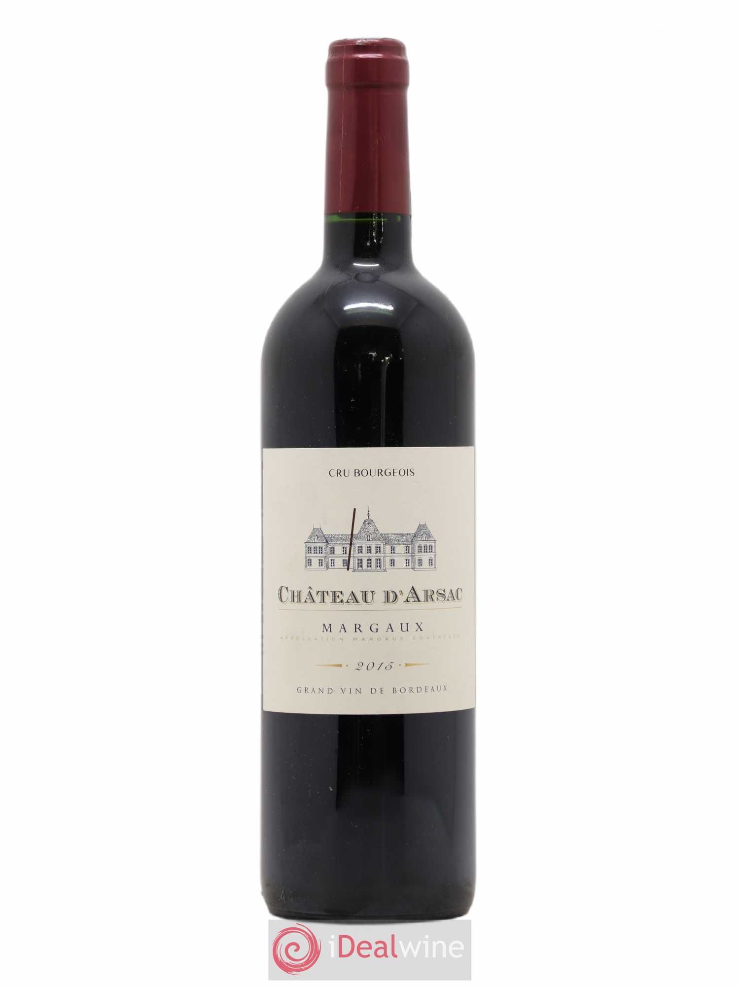 Château d' Arsac Cru Bourgeois 2015 - Lot de 1 bouteille - 0