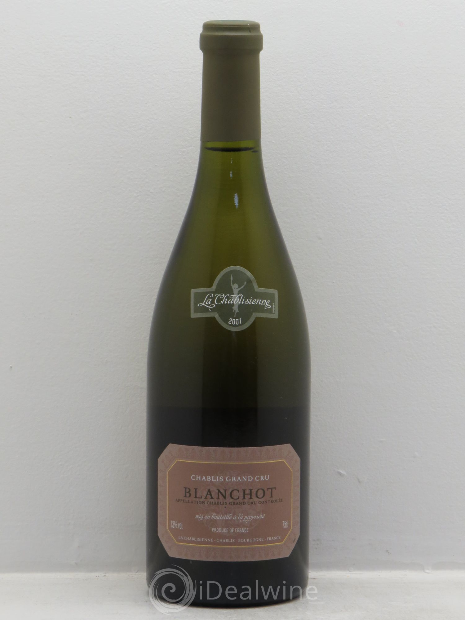 Chablis Grand Cru Blanchot La Chablisienne 2007 - Lot de 1 bouteille - 0