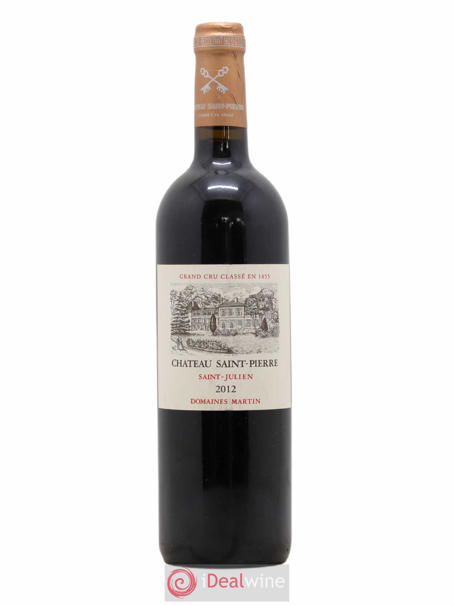 Château Saint-Pierre 4ème Grand Cru Classé 2012 - Lot de 1 bouteille - 0