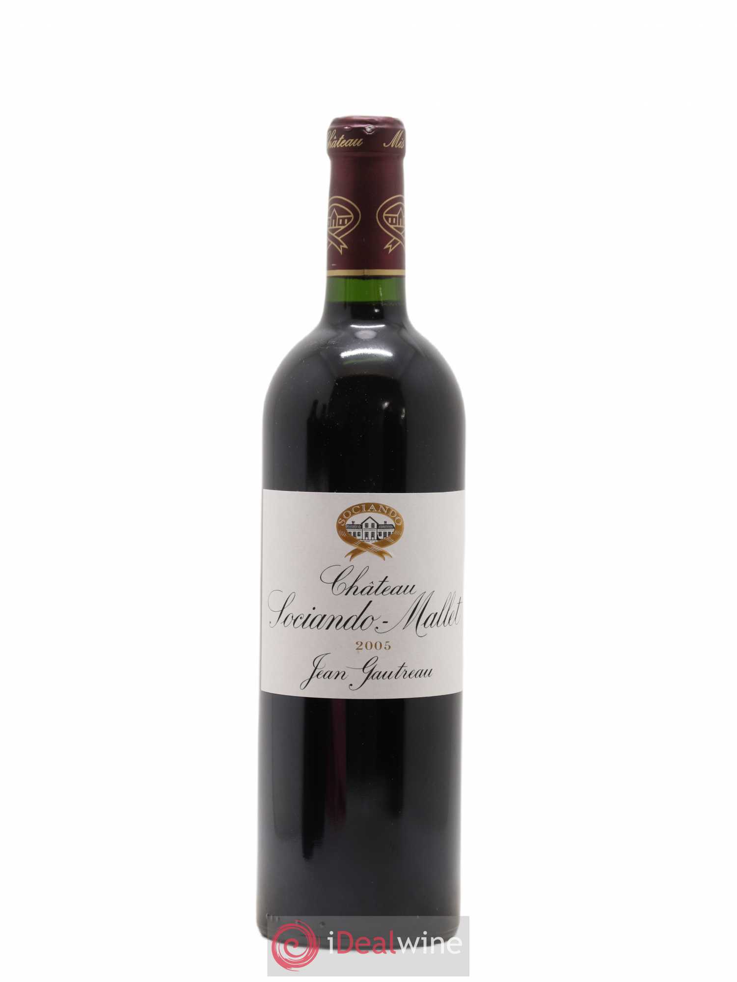 Château Sociando Mallet 2005 - Lot de 1 bouteille - 0