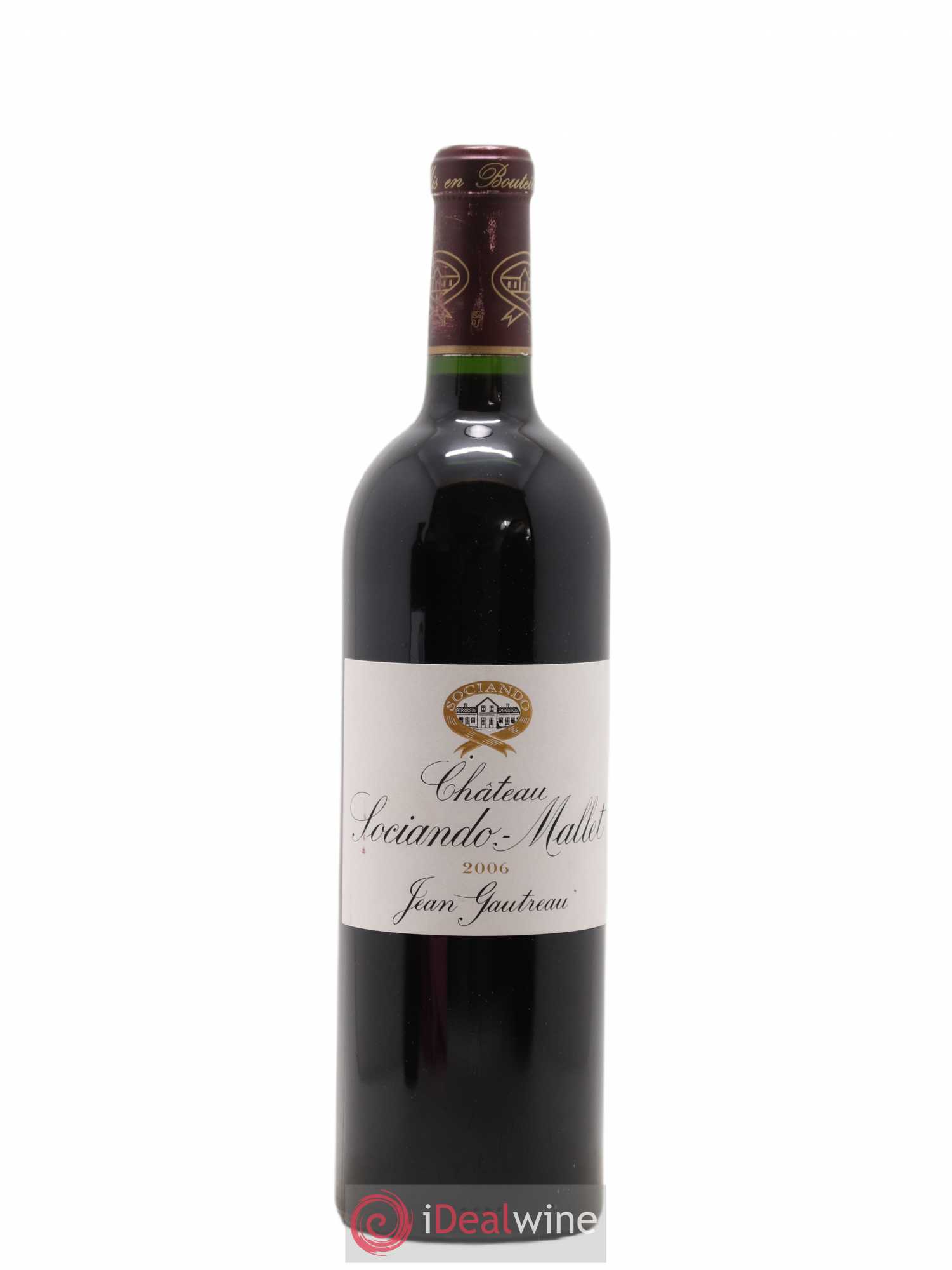 Château Sociando Mallet 2006 - Lot de 1 bouteille - 0