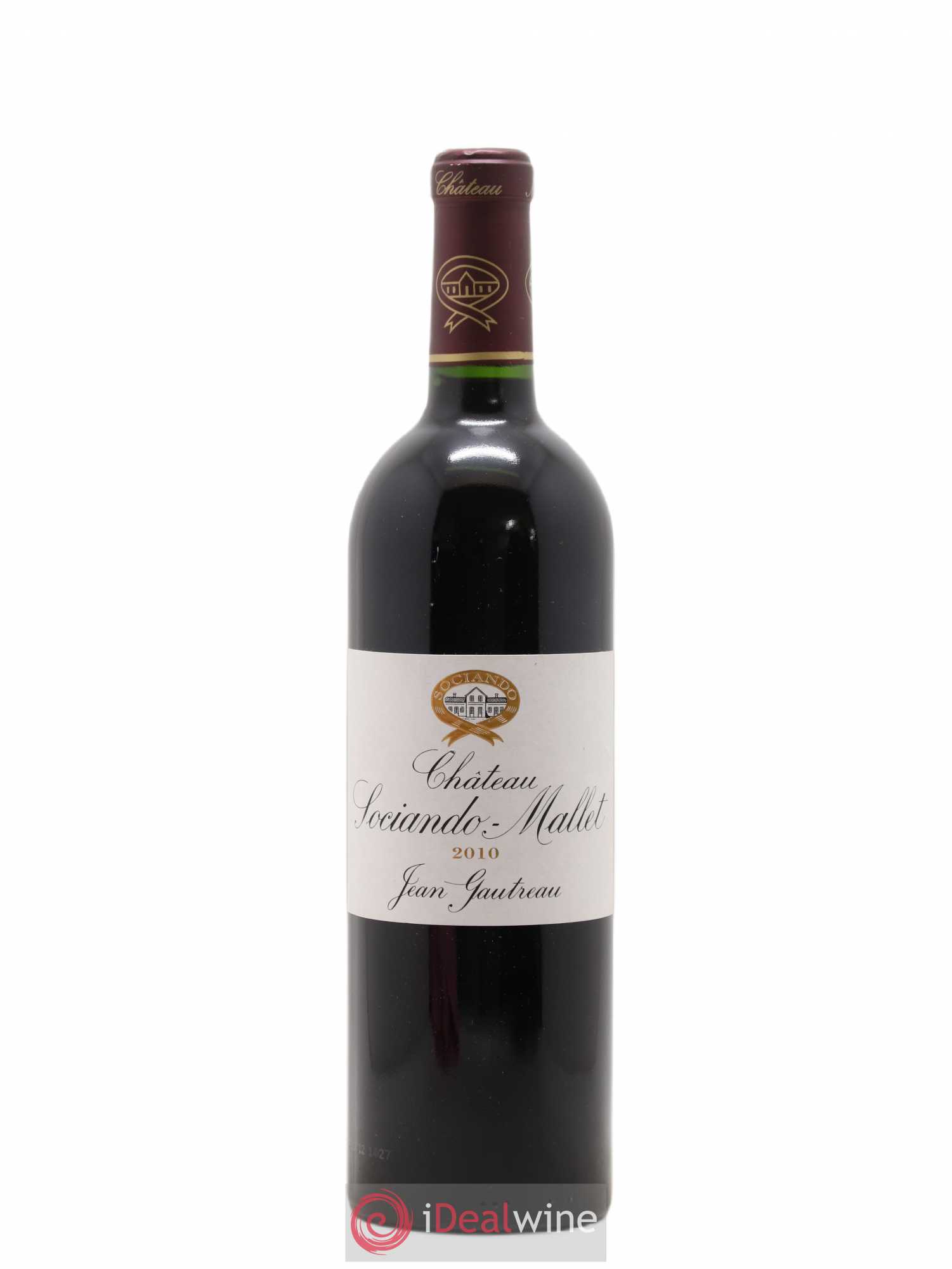 Château Sociando Mallet 2010 - Lot de 1 bouteille - 0