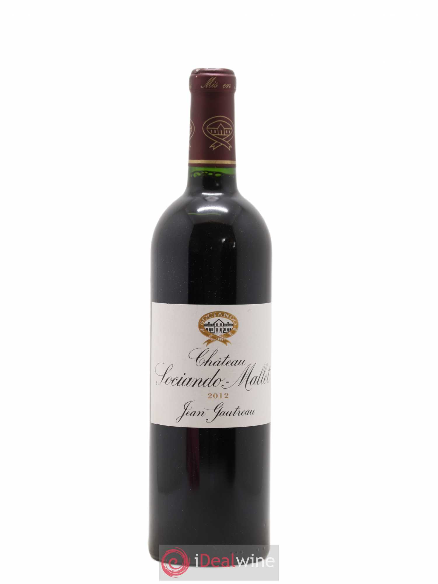 Château Sociando Mallet 2012 - Lot de 1 bouteille - 0
