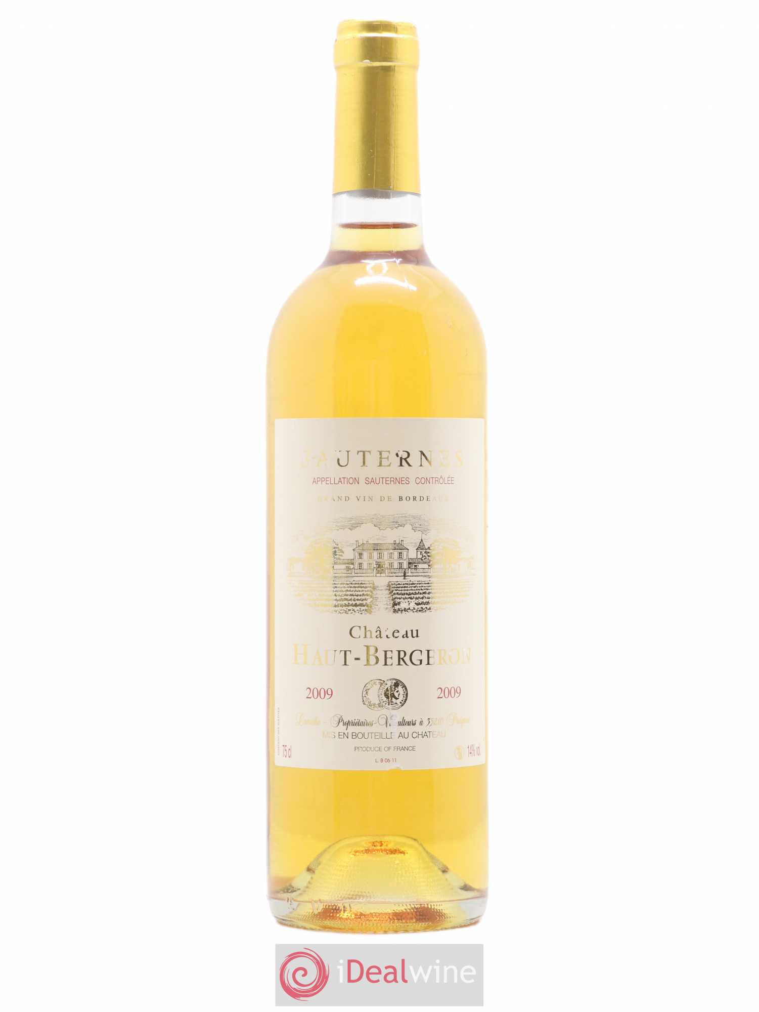 Château Haut-Bergeron (senza prezzo di riserva) 2009 - Lotto di 1 bottiglia - 0