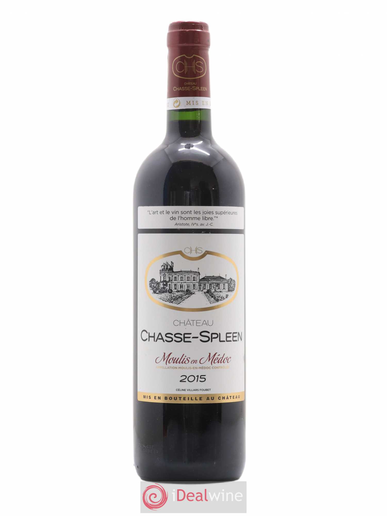 Château Chasse Spleen 2015 - Lot de 1 bouteille - 0