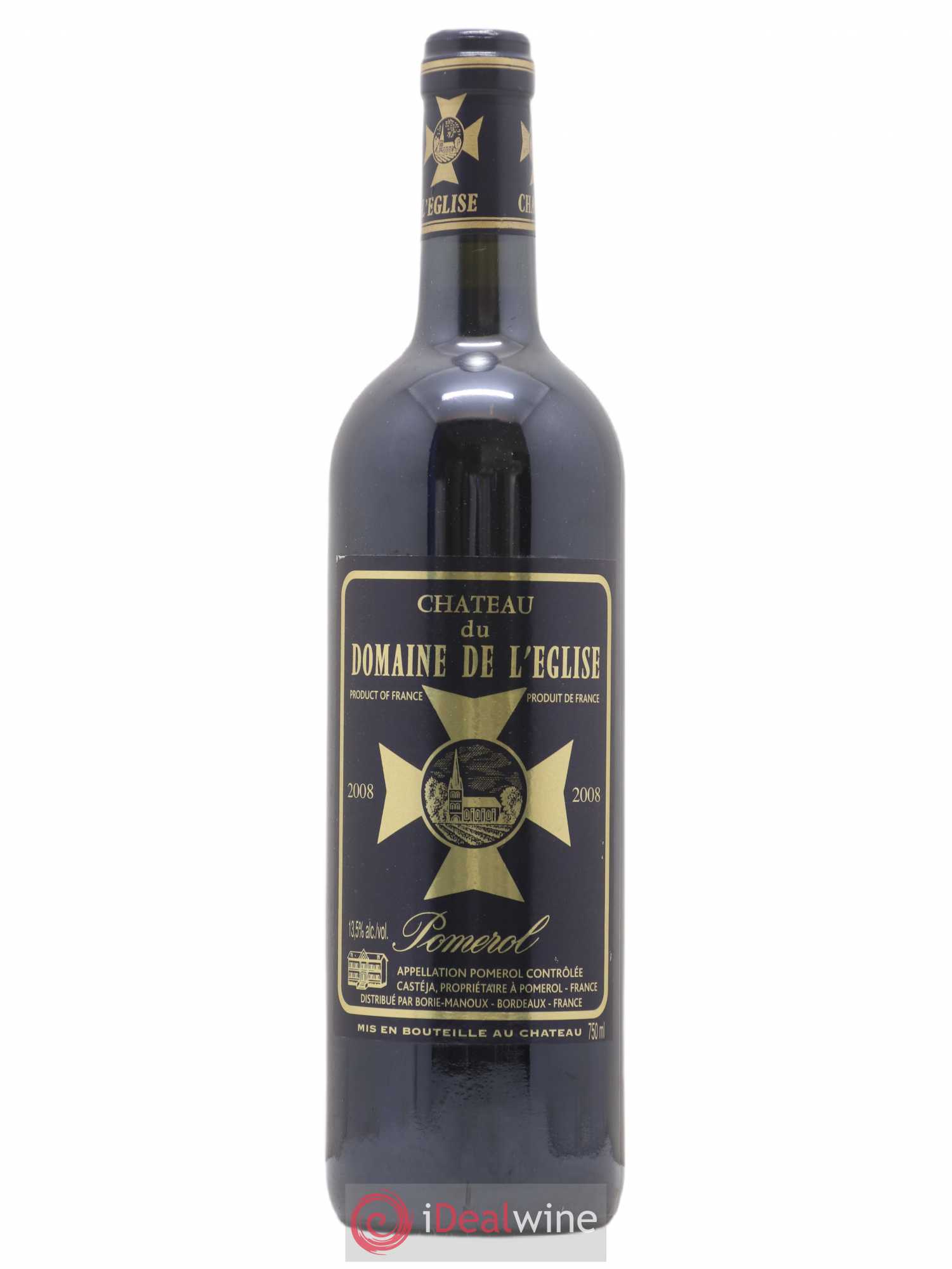 Château du Domaine de l'Église 2008 - Lot de 1 bouteille - 0