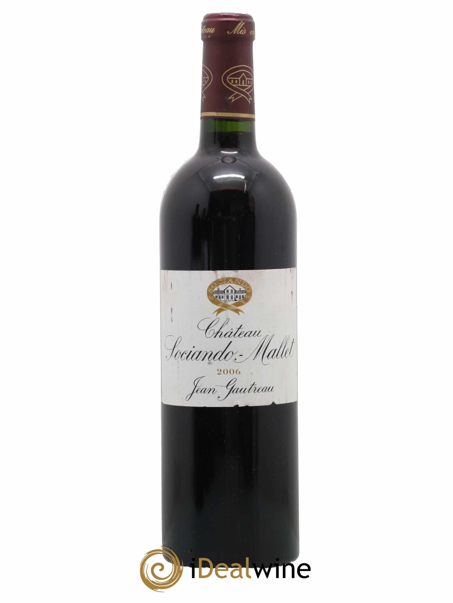 Château Sociando Mallet 2006 - Lot de 1 bouteille - 0