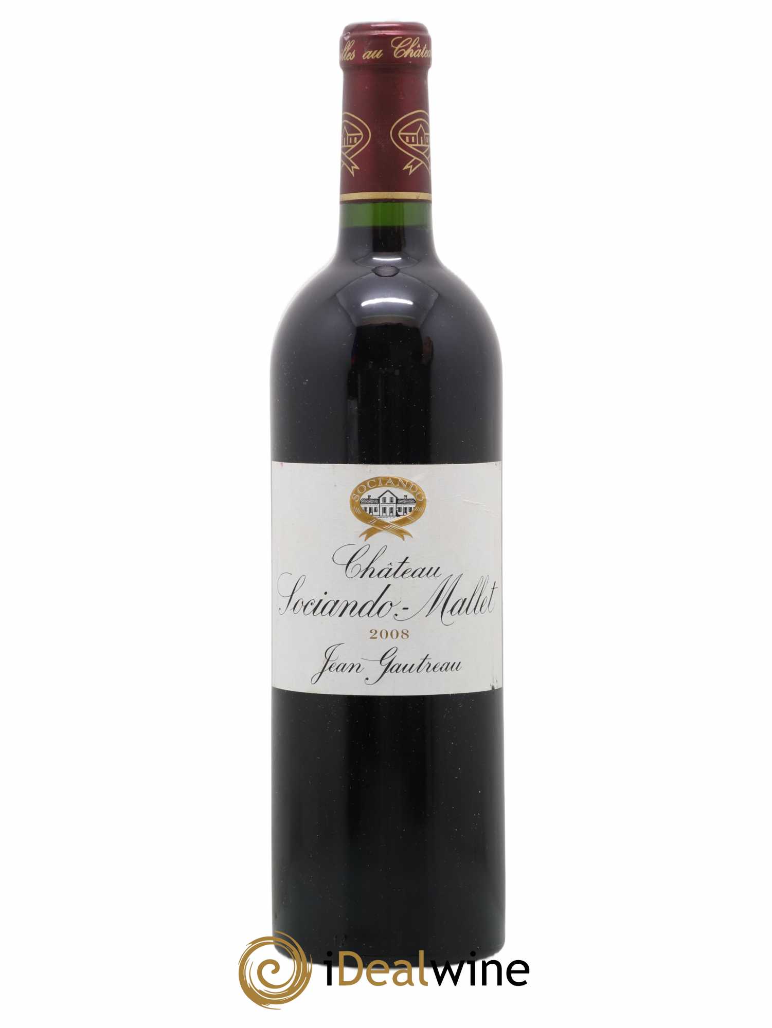 Château Sociando Mallet 2008 - Lot de 1 bouteille - 0
