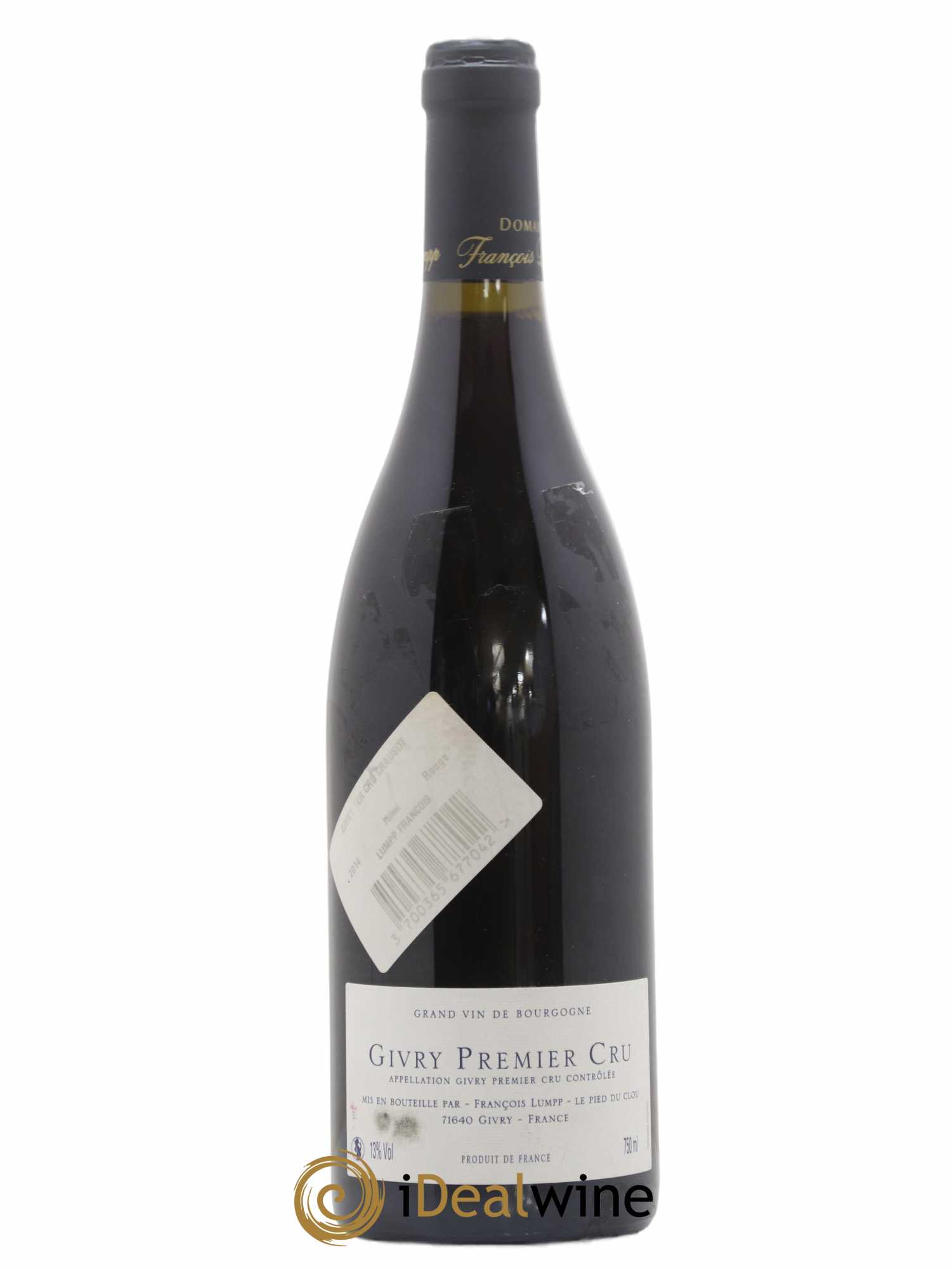 Givry 1er Cru Crausot François Lumpp (Domaine) 2014 - Lot of 1 bottle - 1