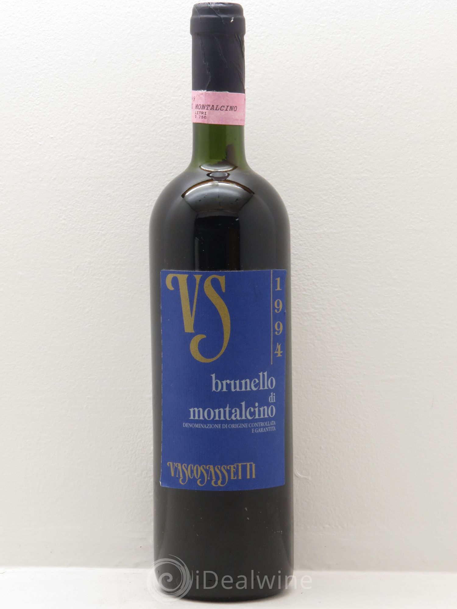 Brunello di Montalcino Vasco Sasseti 1994 - Lot de 1 bouteille - 0