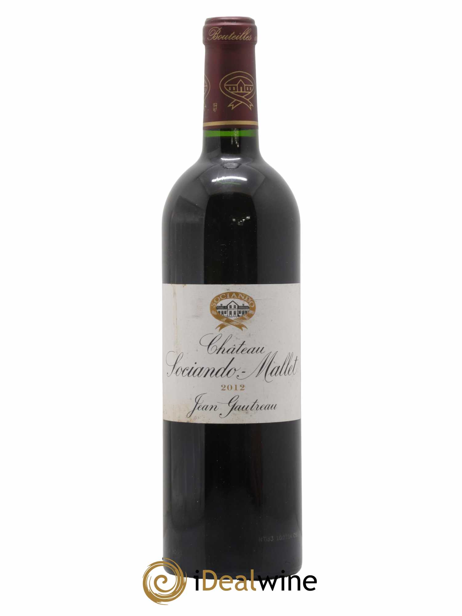 Château Sociando Mallet 2012 - Lot de 1 bouteille - 0