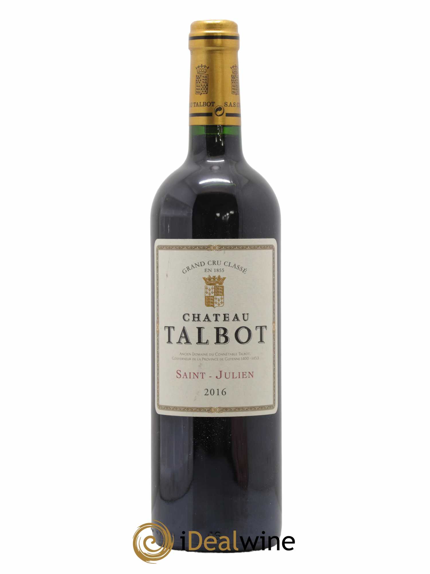 Château Talbot 4ème Grand Cru Classé 2016 - Lot de 1 bouteille - 0