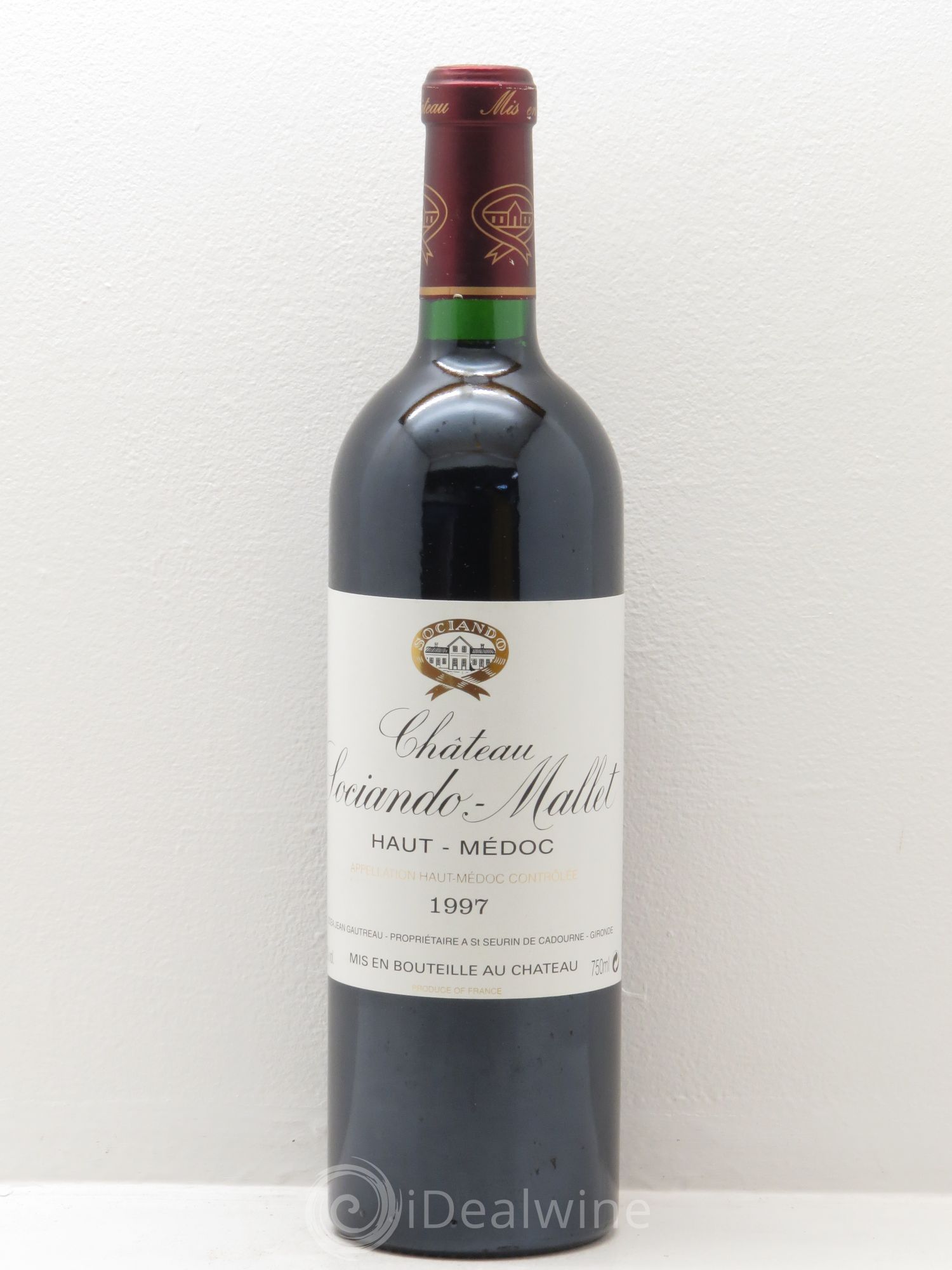 Château Sociando Mallet 1997 - Lot de 1 bouteille - 0