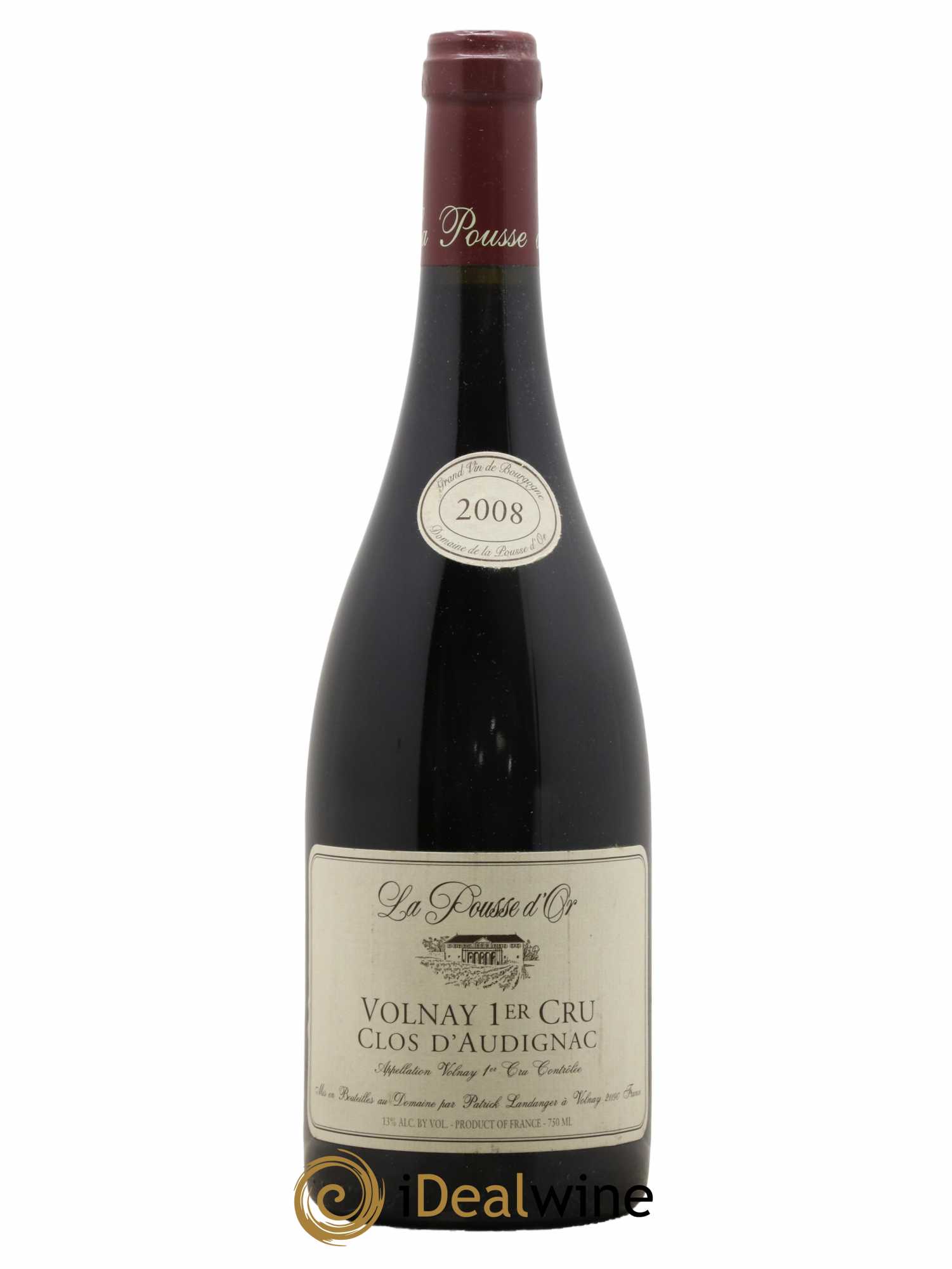 Volnay 1er Cru Clos d'Audignac La Pousse d'Or (Domaine de) 2008 - Lot de 1 bouteille - 0