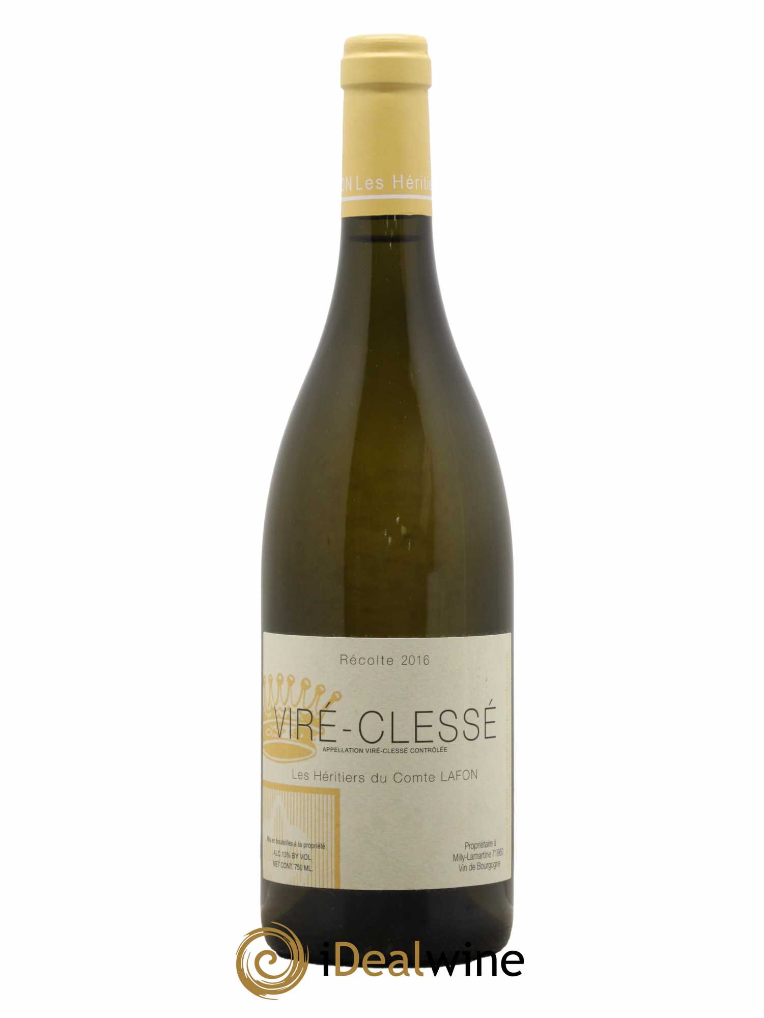 Viré-Clessé Héritiers du Comte Lafon (Domaine des) 2016 - Lot de 1 bouteille - 0