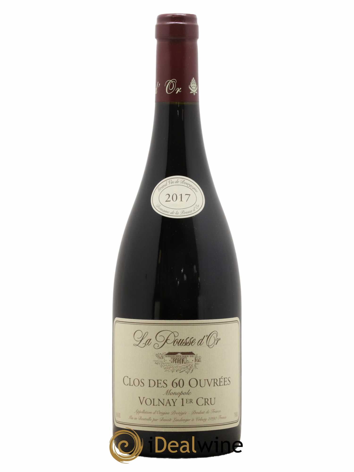 Volnay 1er Cru Clos des 60 ouvrées La Pousse d'Or (Domaine de) 2017 - Lot de 1 bouteille - 0