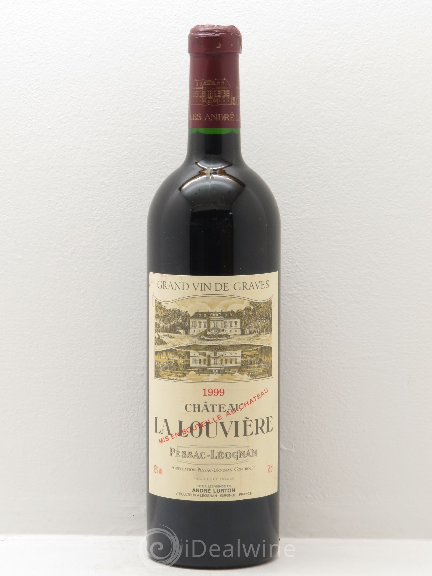 Château la Louvière 1999 - Lot de 1 bouteille - 0