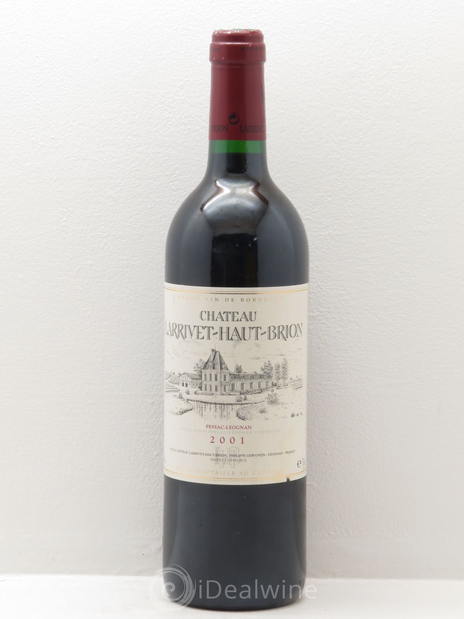 Château Larrivet Haut-Brion 2001 - Lot de 1 bouteille - 0