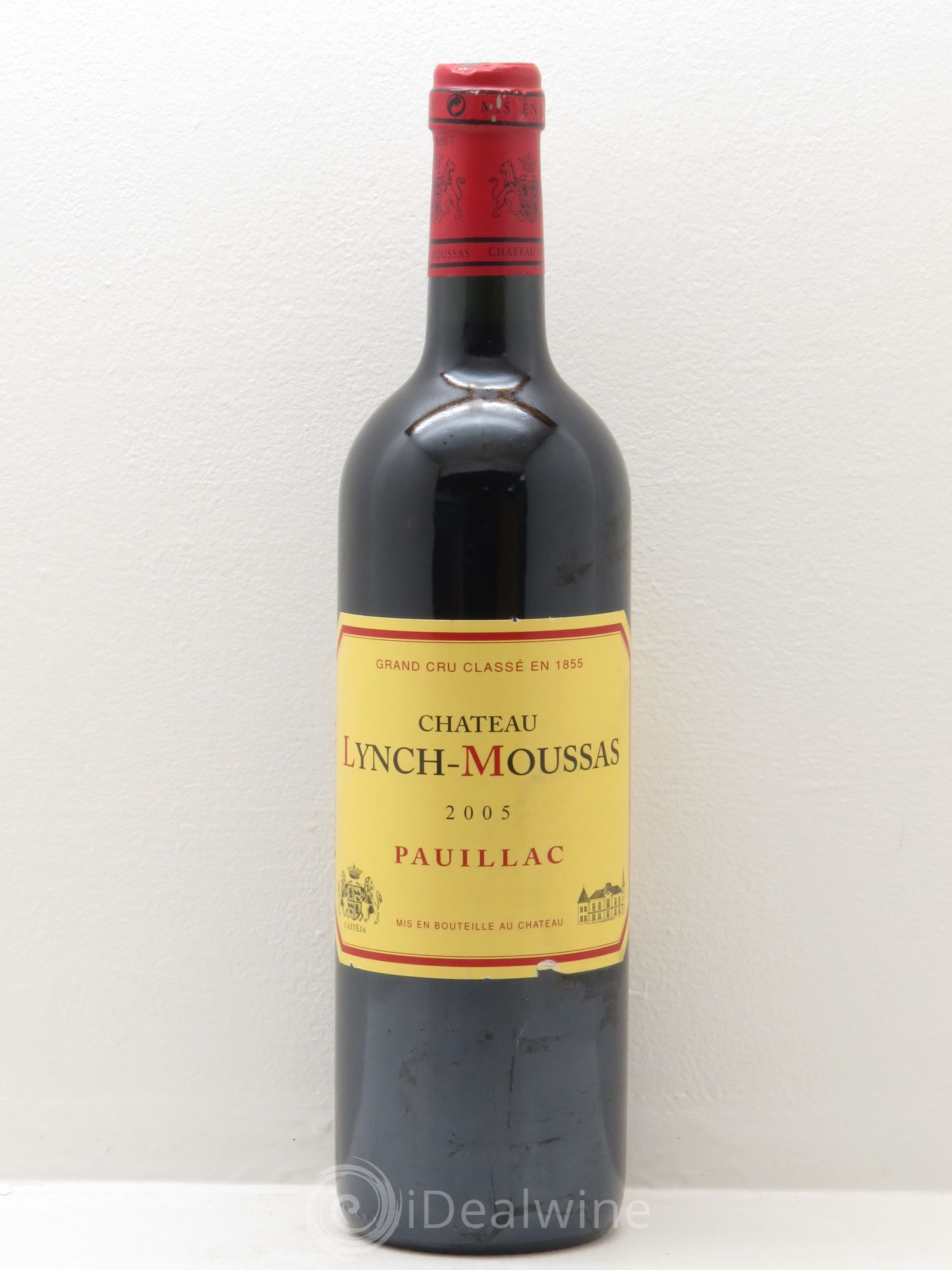 Château Lynch Moussas 5ème Grand Cru Classé 2005 - Lot de 1 bouteille - 0