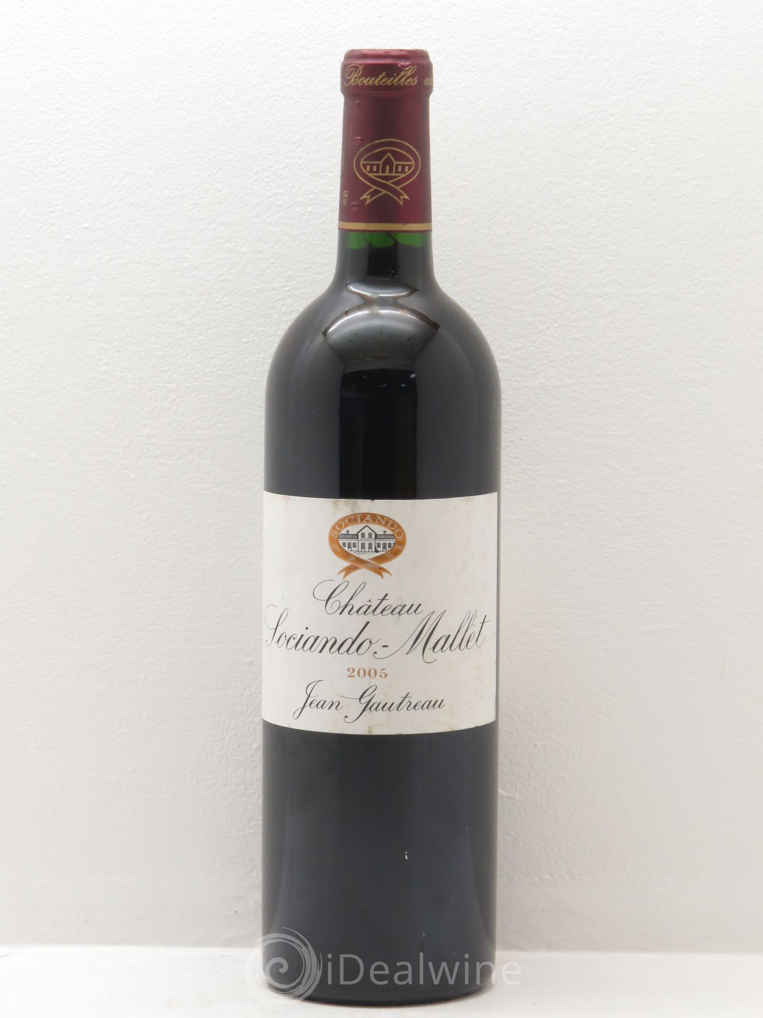 Château Sociando Mallet 2005 - Lot de 1 bouteille - 0