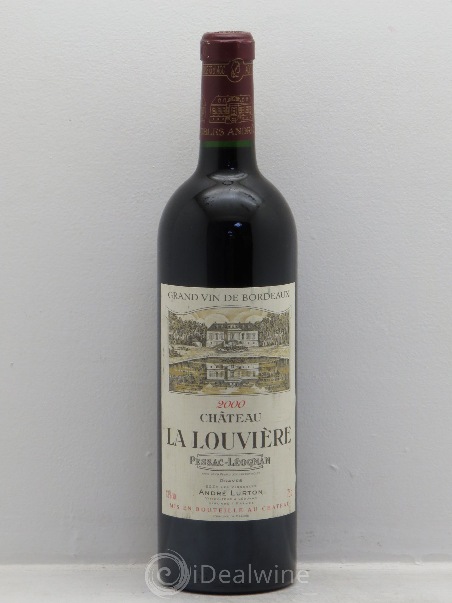Château la Louvière 2000 - Lot de 1 bouteille - 0