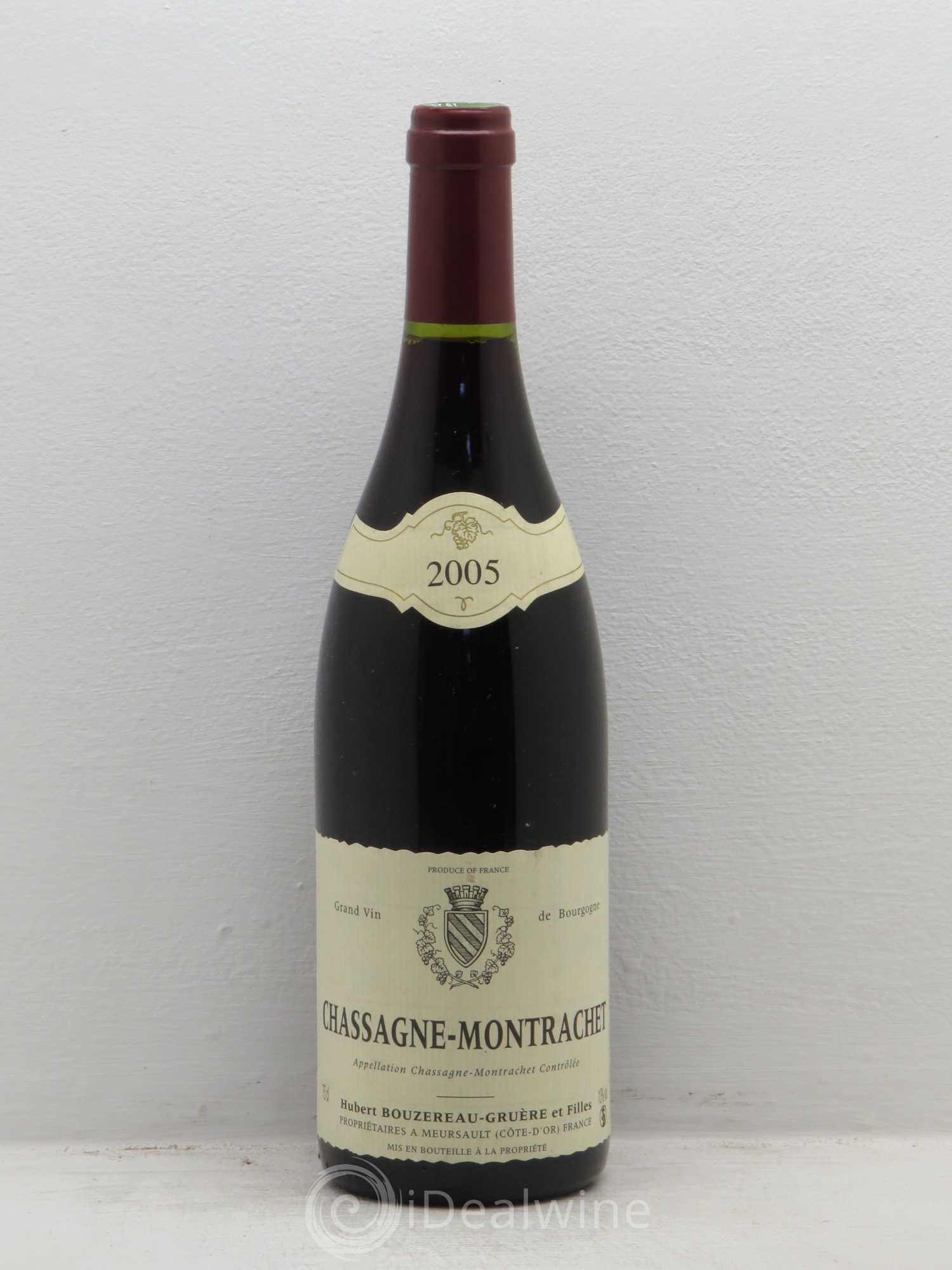 Chassagne-Montrachet Domaine Bouzereau-Gruère père t filles 2005 - Posten von 1 Flasche - 0