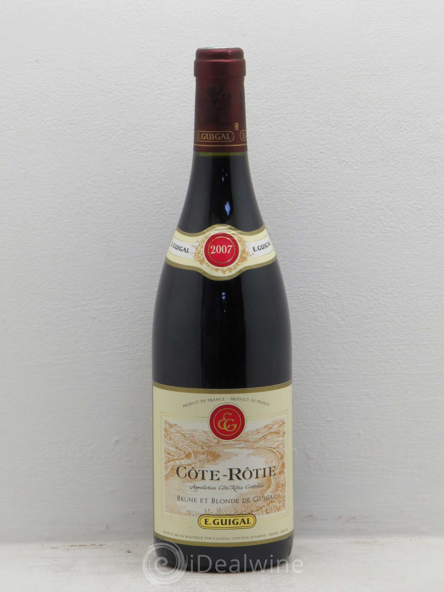 Côte-Rôtie Côtes Brune et Blonde Guigal 2007 - Lot de 1 bouteille - 0
