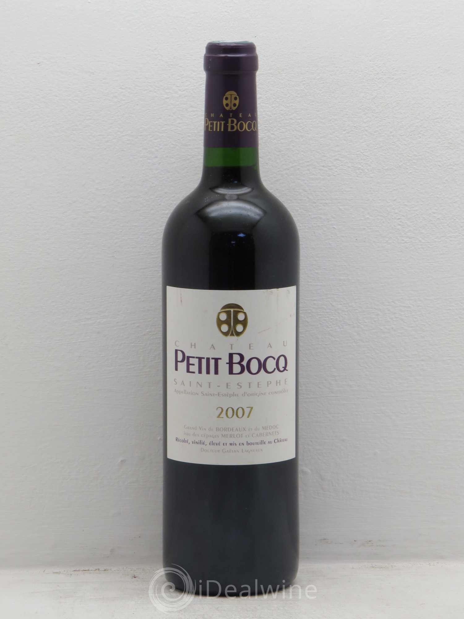 Château Petit Bocq Cru Bourgeois 2007 - Lot de 1 bouteille - 0