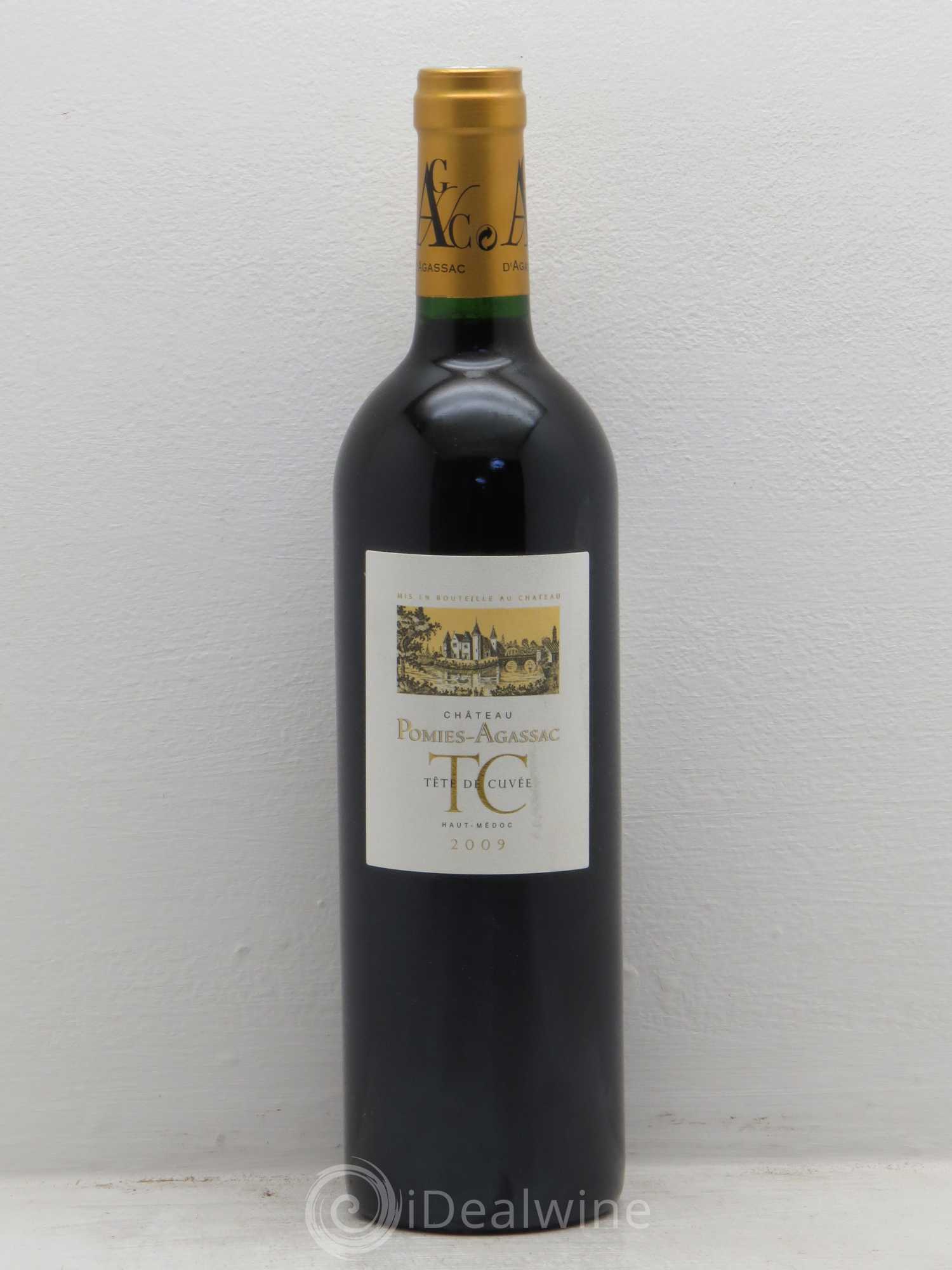 Haut Médoc Château Pomiés-Agassac tête de Cuvée 2009 - Posten von 1 Flasche - 0