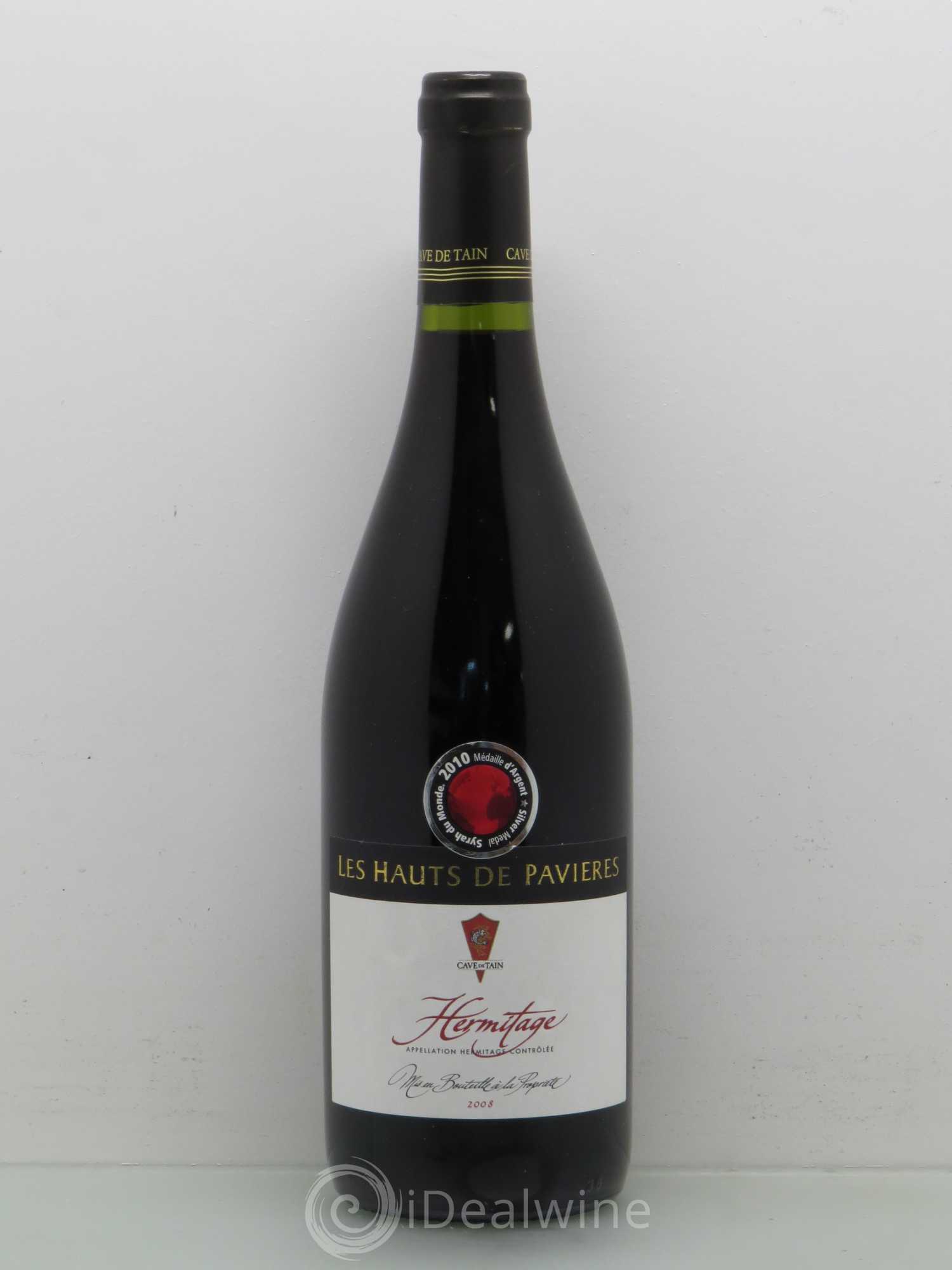 Hermitage Les Hauts De Pavieres Cave De Tain 2008 - Posten von 1 Flasche - 0