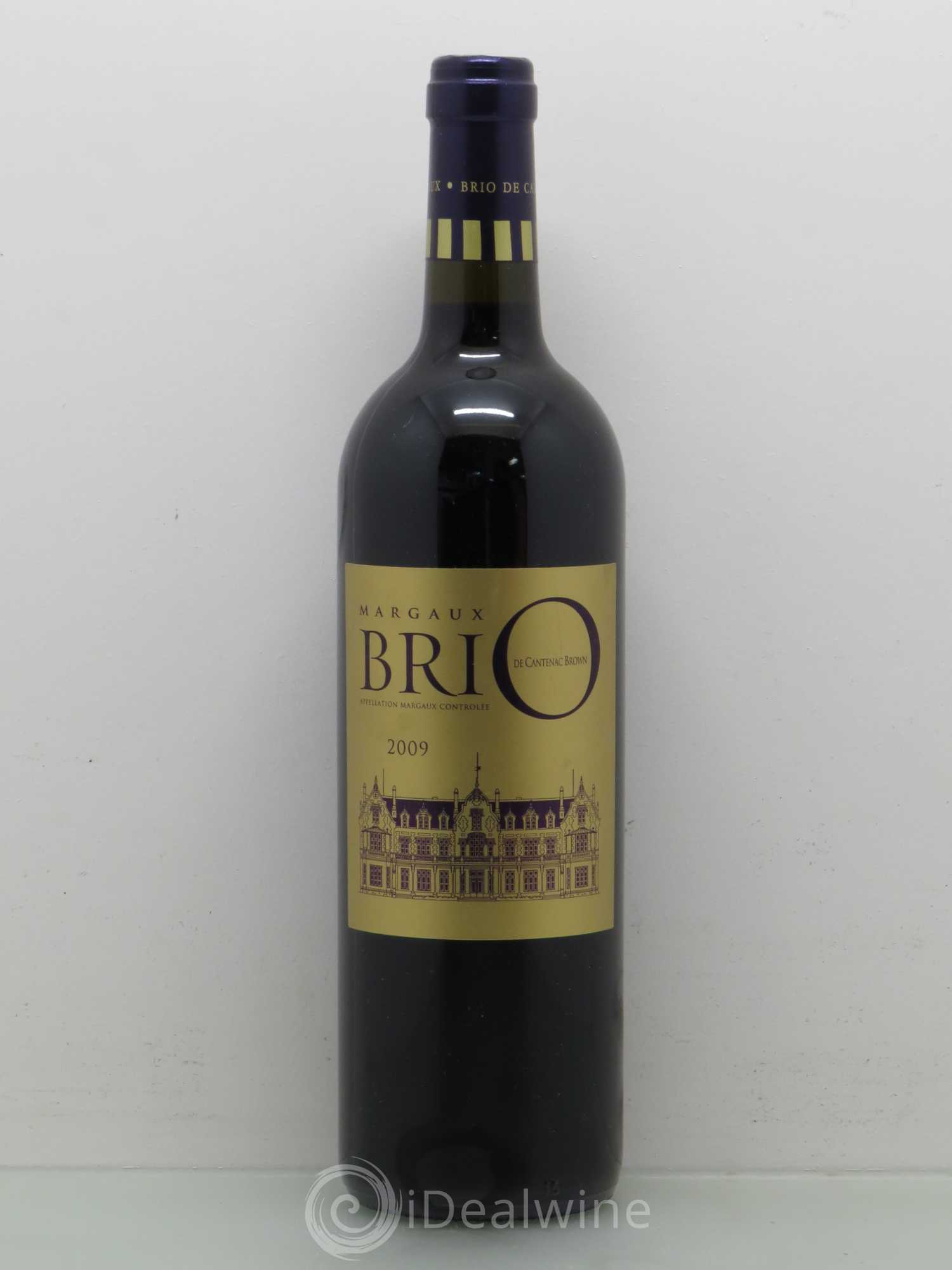 Bordeaux Brio de Cantenac Brown Margaux 2009 - Posten von 1 Flasche - 0