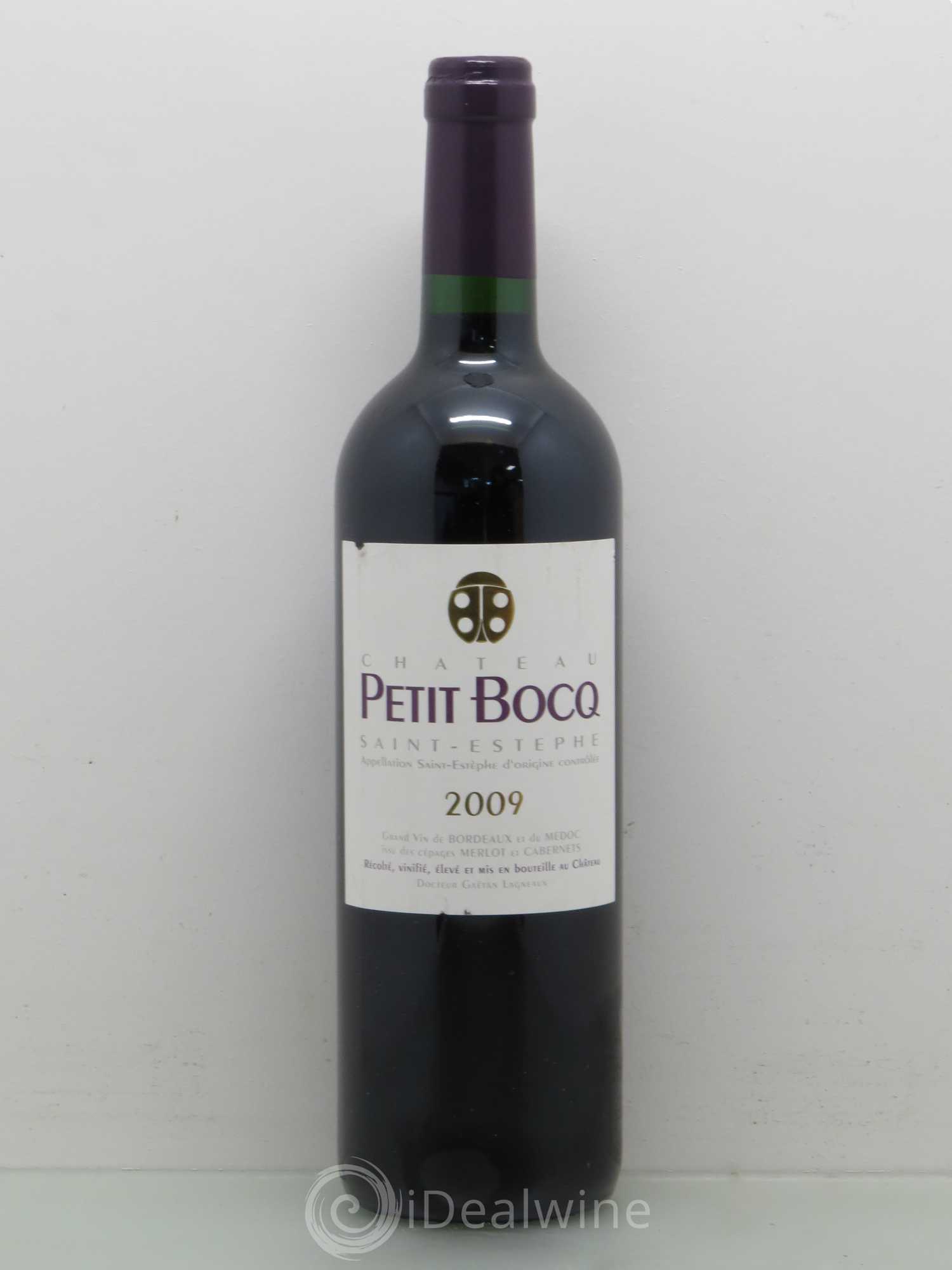 Château Petit Bocq Cru Bourgeois 2009 - Lot de 1 bouteille - 0
