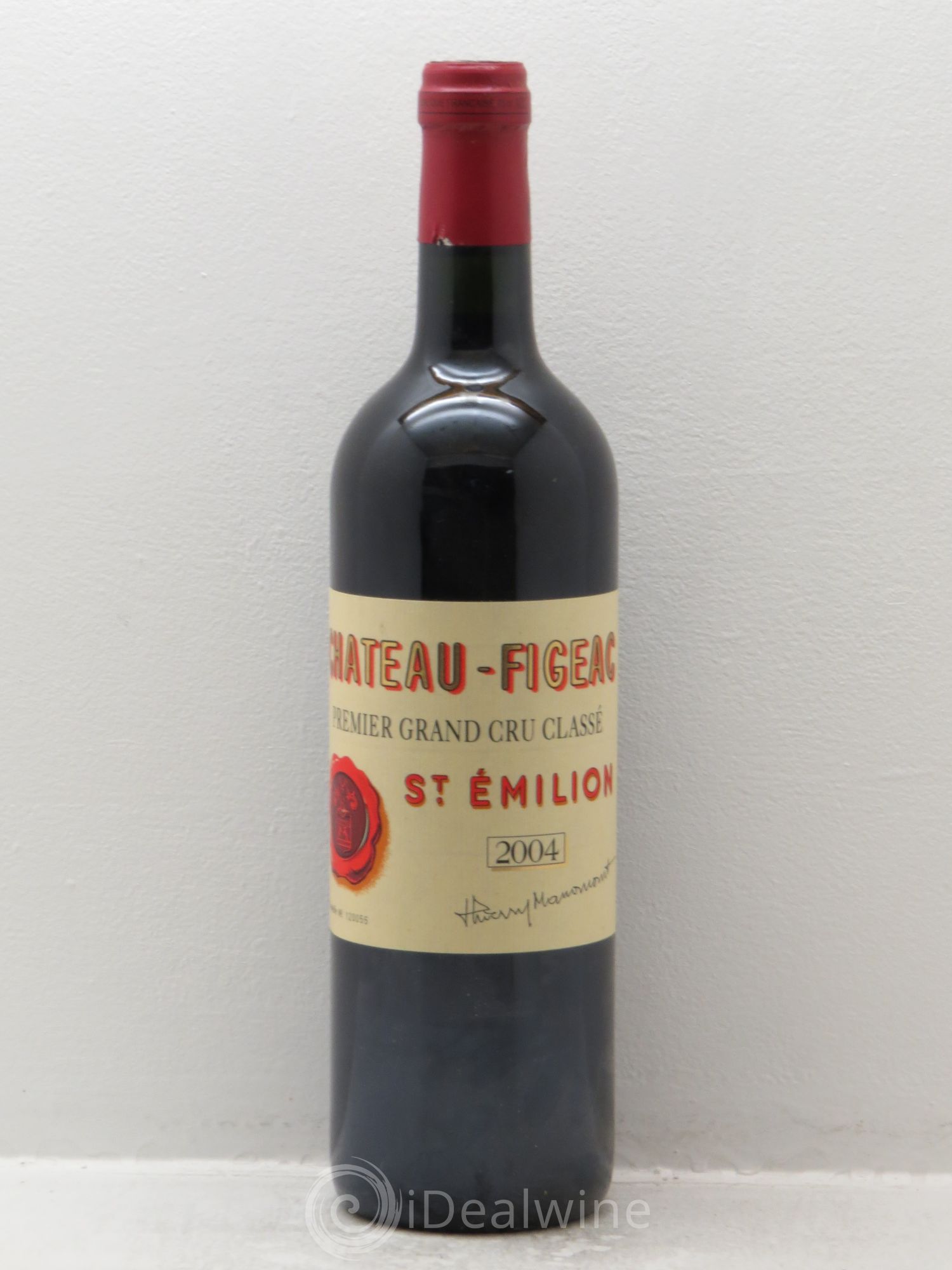 Château Figeac 1er Grand Cru Classé A 2004 - Lot de 1 bouteille - 0